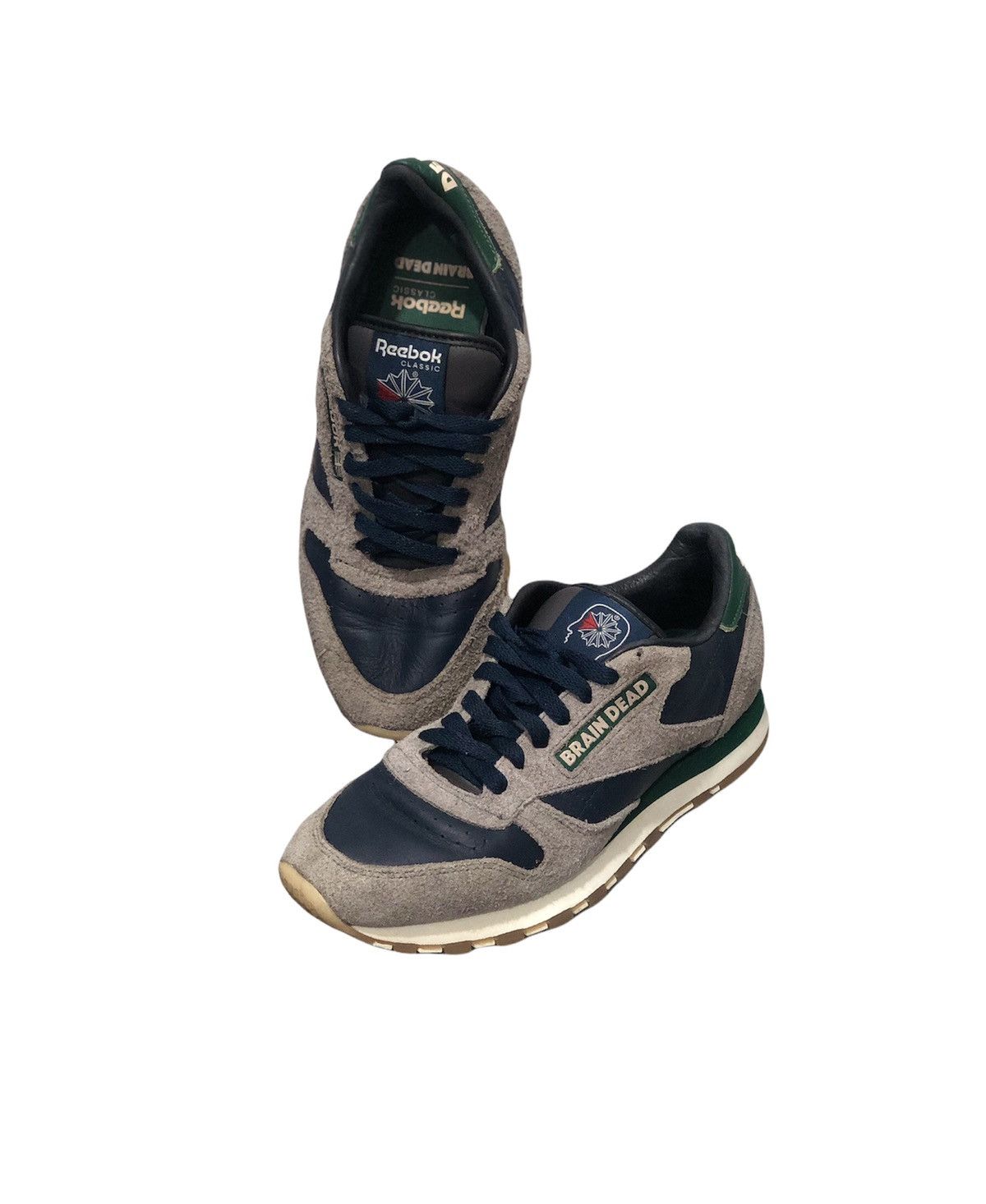 Brain Dead × Reebok 💥BEST OFFER💥Rare BRAIN DEAD x REEBOK Classic Sneakers Size US 7 / EU 40 - 1 Thumbnail