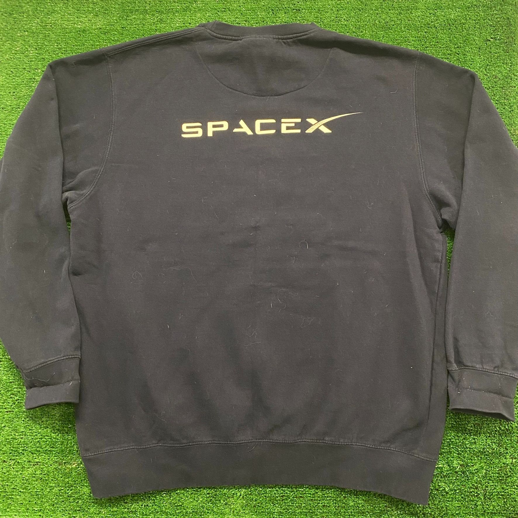 Vintage SpaceX Basic Essential Crewneck Sweatshirt Size US XXL / EU 58 / 5 - 4 Thumbnail