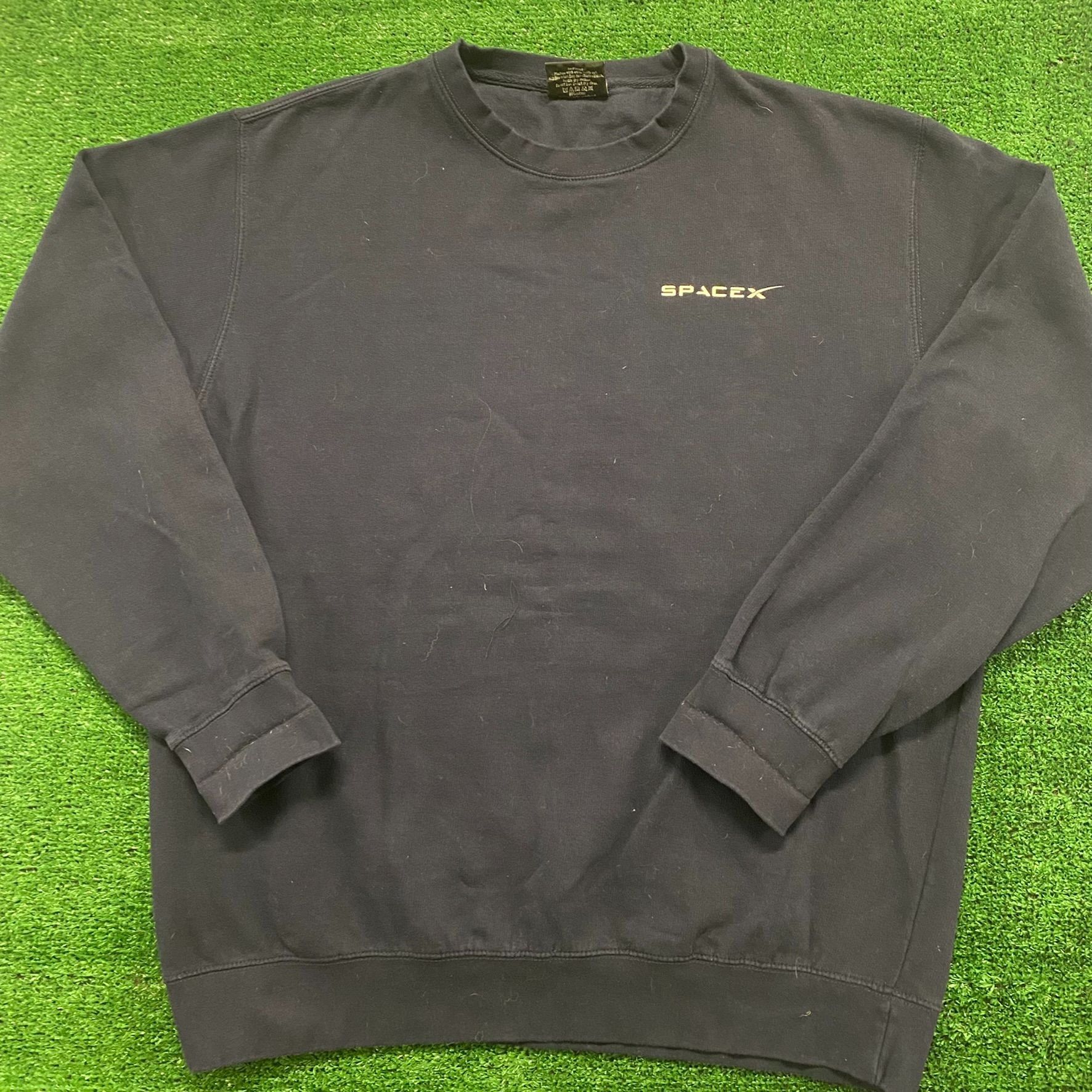 Vintage SpaceX Basic Essential Crewneck Sweatshirt Size US XXL / EU 58 / 5 - 1 Thumbnail