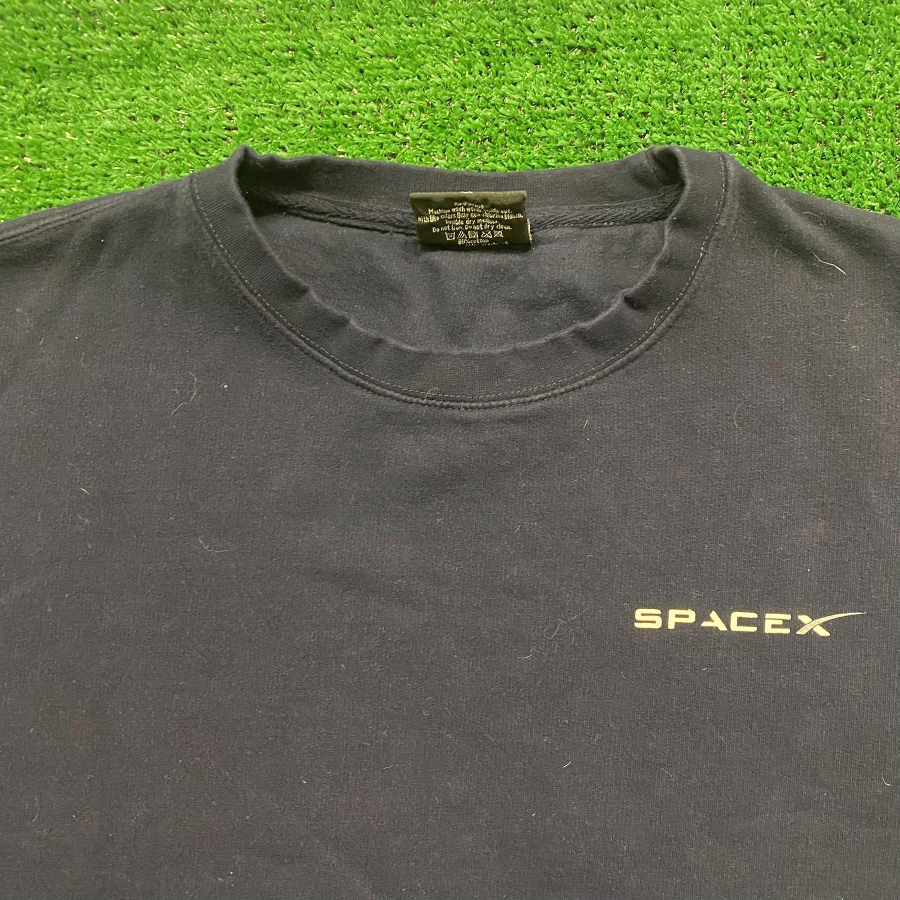 Vintage SpaceX Basic Essential Crewneck Sweatshirt Size US XXL / EU 58 / 5 - 2 Thumbnail