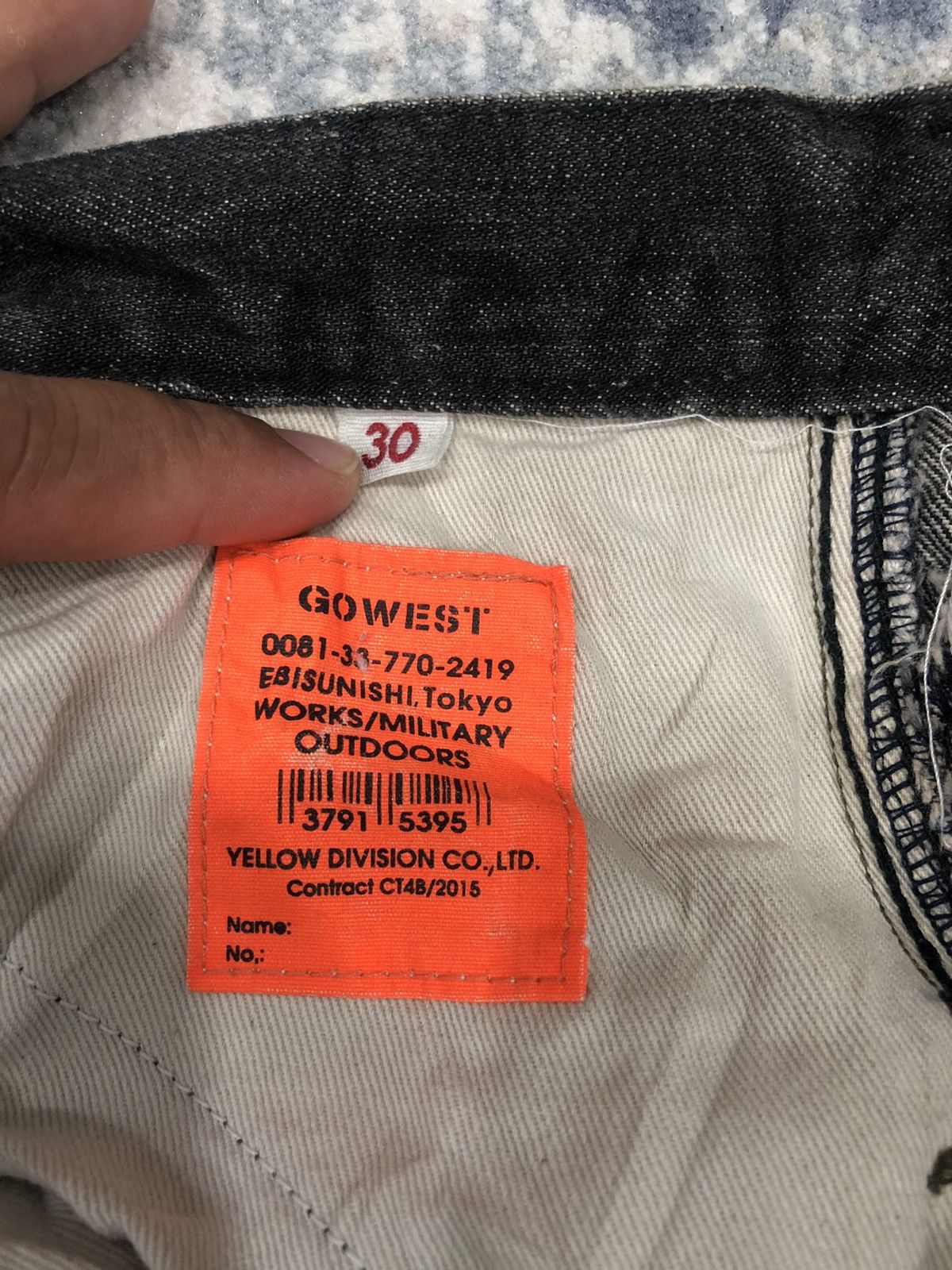 Japanese Brand RARE!!! GOWEST Paints Splatter Jeans Size US 30 / EU 46 - 8 Thumbnail