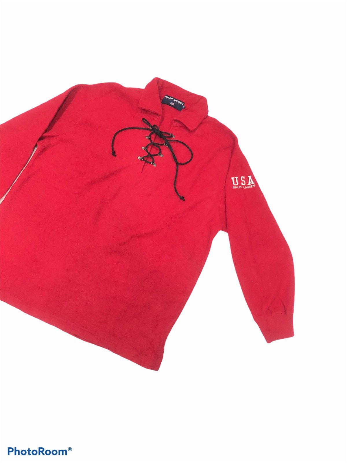 Ralph Lauren Rare Vintage RALPH LAUREN Polo Sport Spartan Blanket Fleece Size US M / EU 48-50 / 2 - 2 Thumbnail