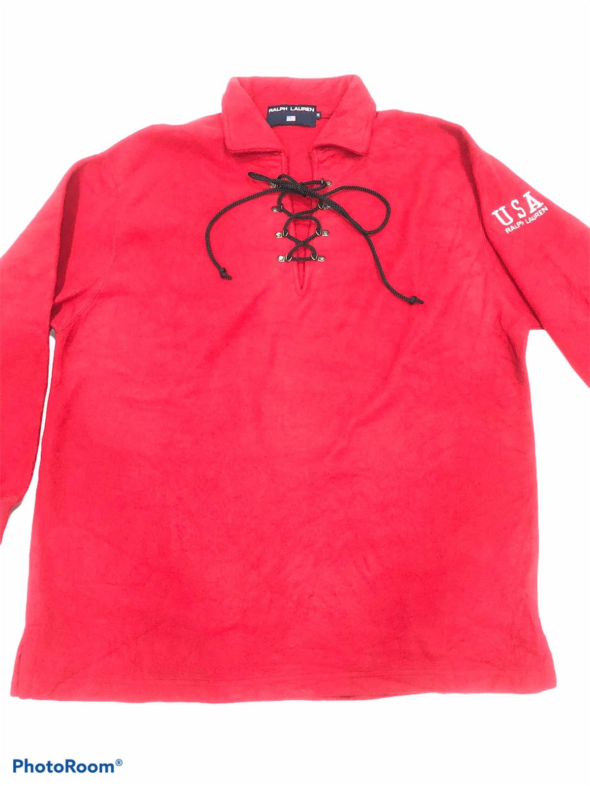 Ralph Lauren Rare Vintage RALPH LAUREN Polo Sport Spartan Blanket Fleece Size US M / EU 48-50 / 2 - 4 Thumbnail