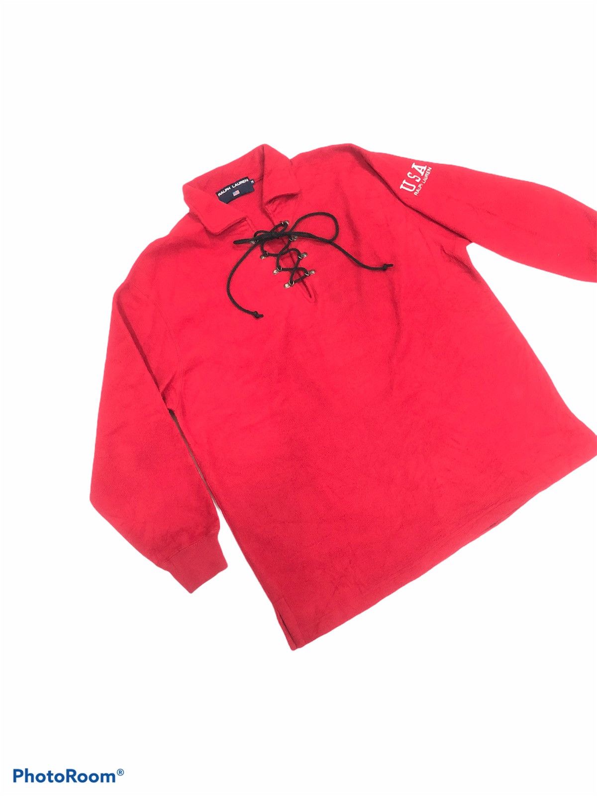 Ralph Lauren Rare Vintage RALPH LAUREN Polo Sport Spartan Blanket Fleece Size US M / EU 48-50 / 2 - 3 Thumbnail