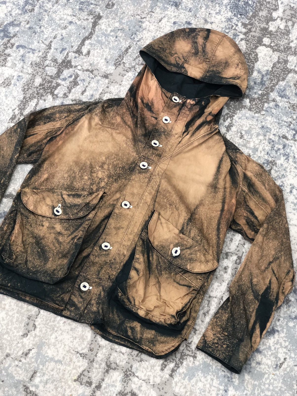Designer TROVE Insane Design And Bleach Splatter Hoodie Jacket Size US M / EU 48-50 / 2 - 6 Thumbnail
