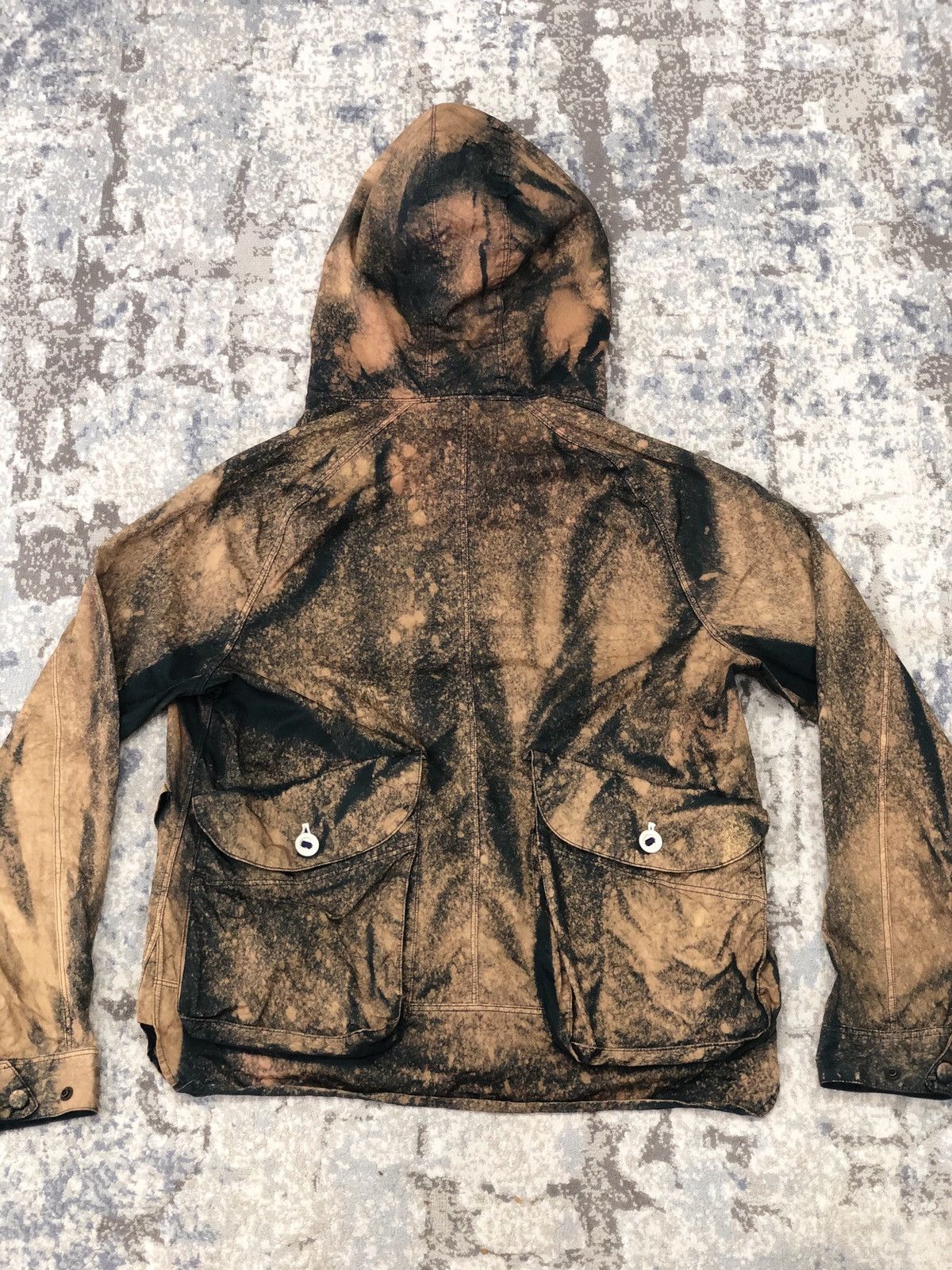 Designer TROVE Insane Design And Bleach Splatter Hoodie Jacket Size US M / EU 48-50 / 2 - 1 Thumbnail