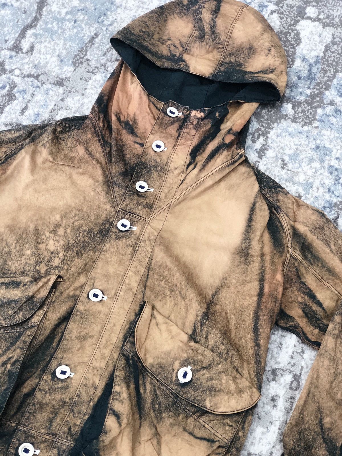 Designer TROVE Insane Design And Bleach Splatter Hoodie Jacket Size US M / EU 48-50 / 2 - 9 Thumbnail