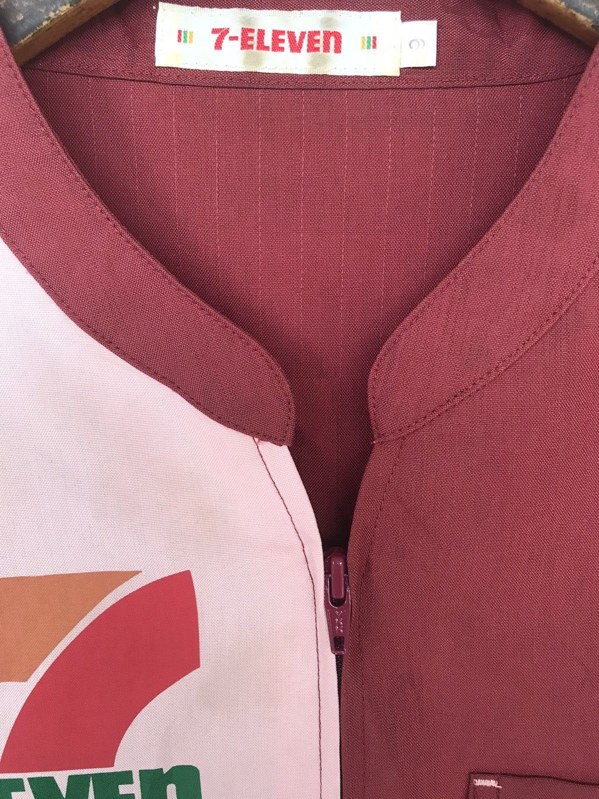 Japanese Brand Vintage 80s 7Eleven Uniform Zipper Shirt Size S / US 4 / IT 40 - 6 Thumbnail