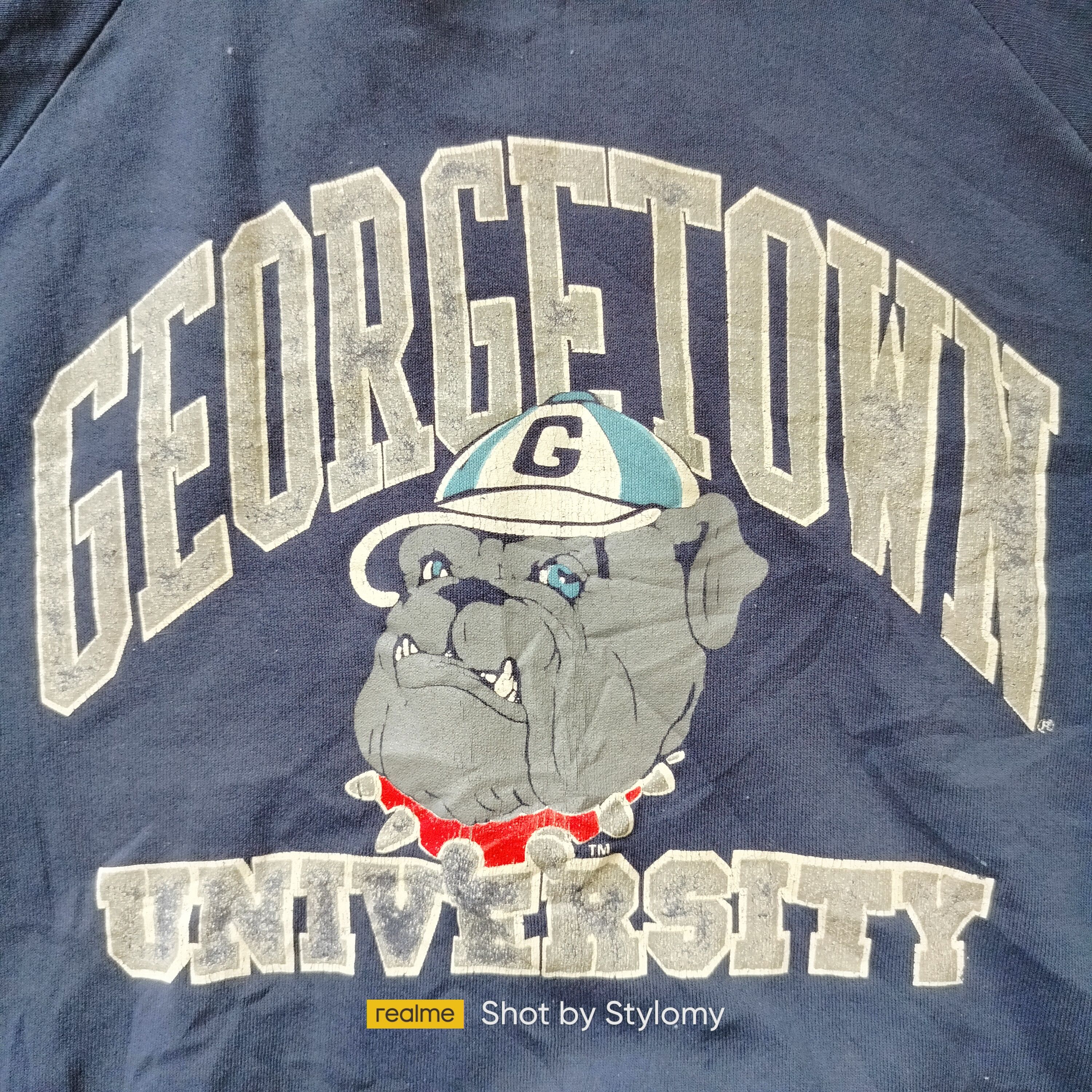 Vintage Georgetown University crewneck sweatshirt Size US XL / EU 56 / 4 - 2 Thumbnail