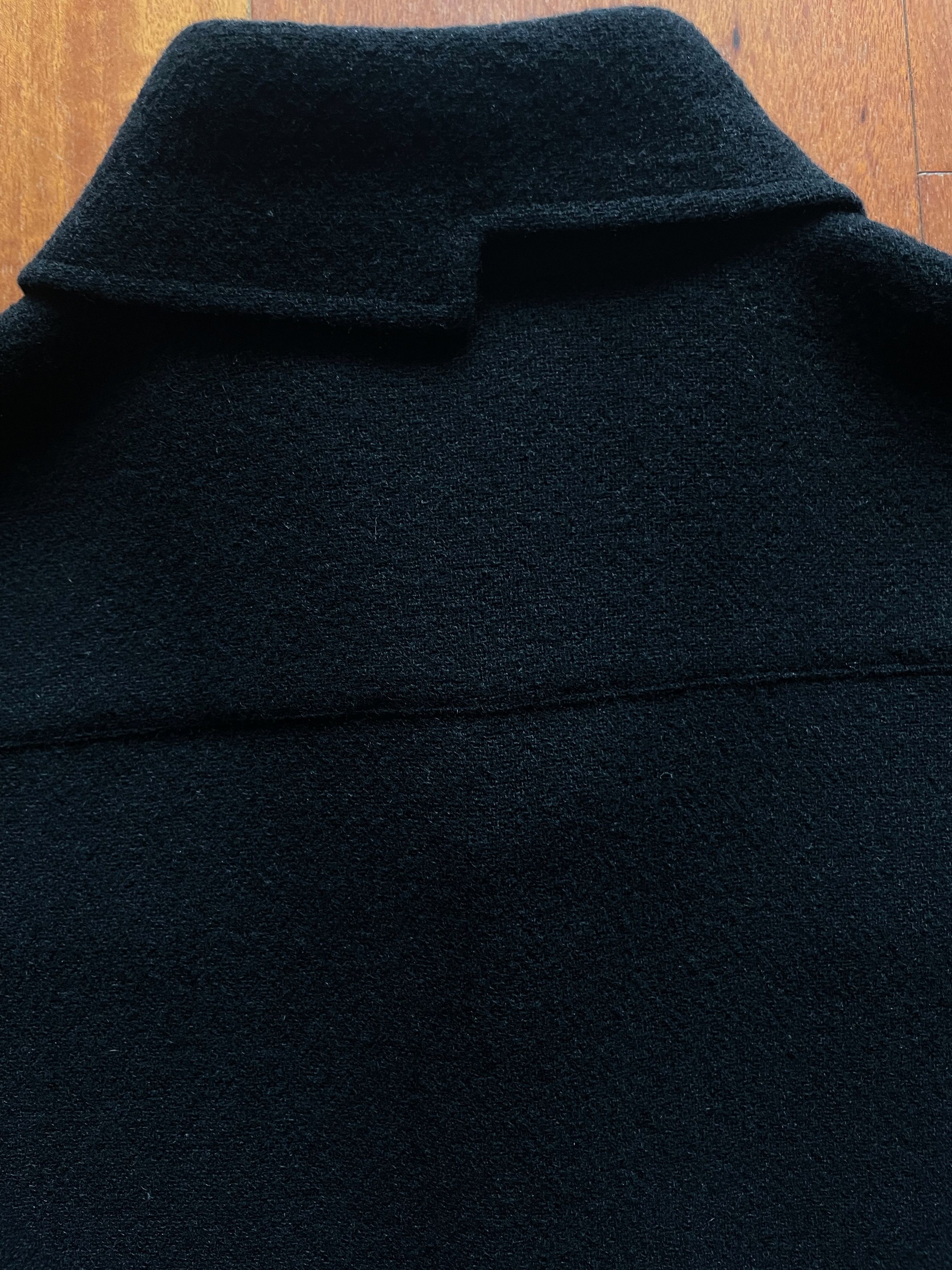 Yohji Yamamoto Asymmetrical Collar Wool Button-Up Size US L / EU 52-54 / 3 - 3 Thumbnail