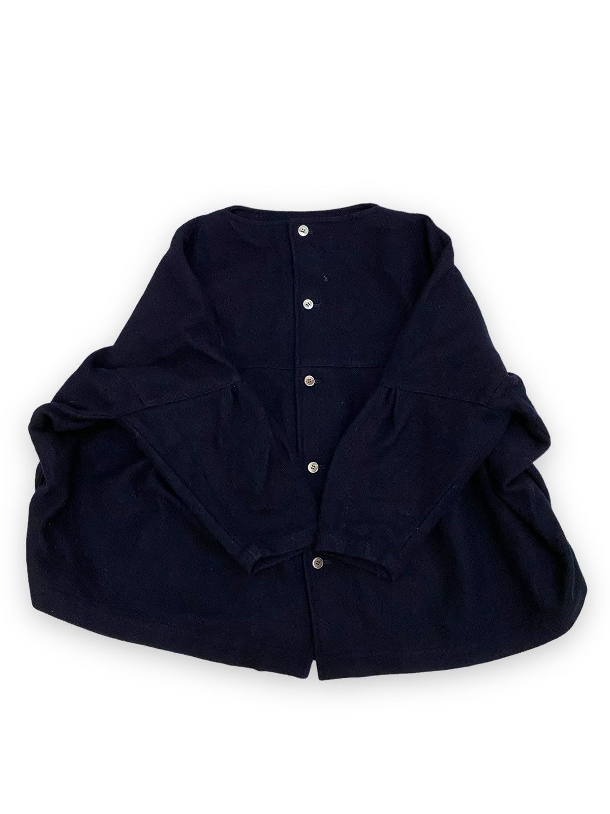 Comme des Garcons Comme des Garçons Wool Blouse 3Quarter Jacket Size XXL / US 16-18 / IT 52-54 - 9 Thumbnail