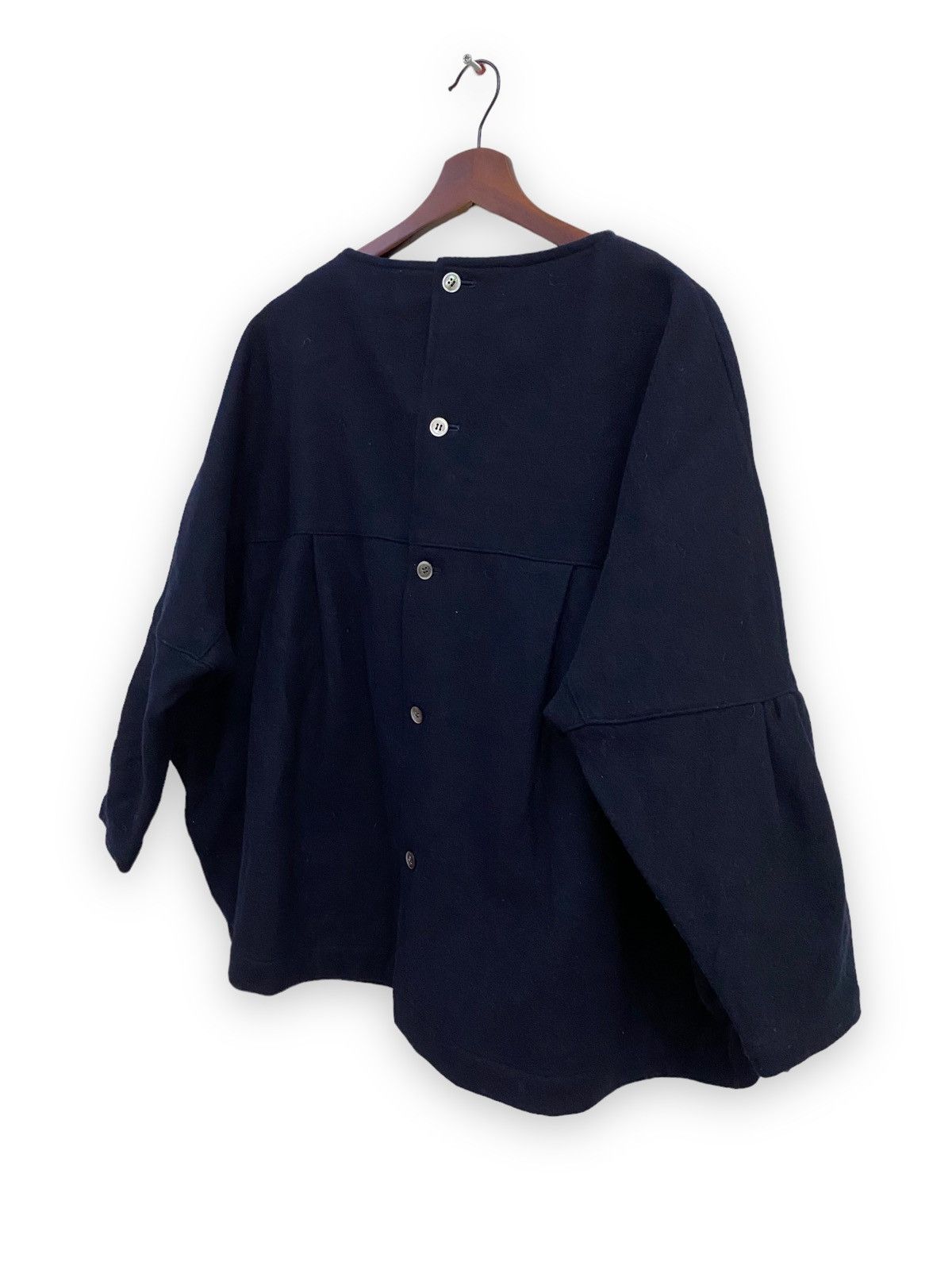 Comme des Garcons Comme des Garçons Wool Blouse 3Quarter Jacket Size XXL / US 16-18 / IT 52-54 - 4 Thumbnail
