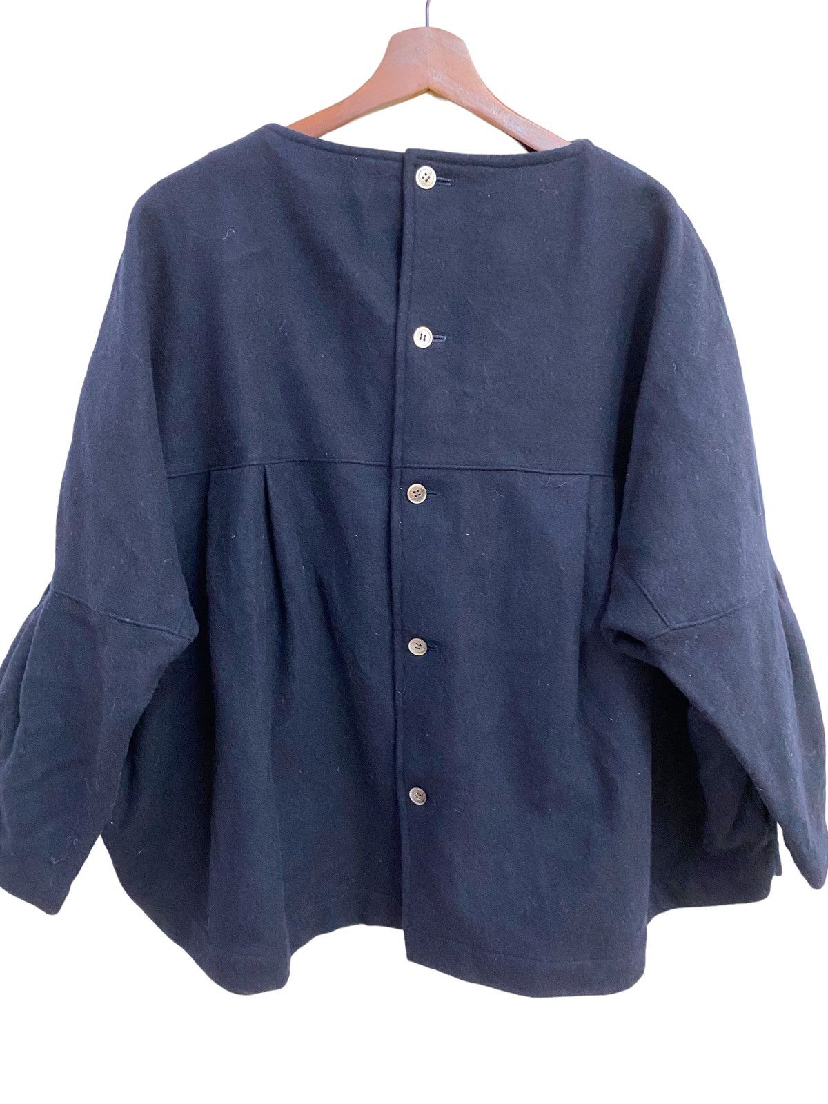 Comme des Garcons Comme des Garçons Wool Blouse 3Quarter Jacket Size XXL / US 16-18 / IT 52-54 - 6 Thumbnail