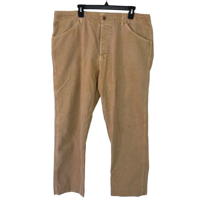 Birdwell Beach Britches Birdwell Mens HBT Pants Size 38x28 Cotton ...