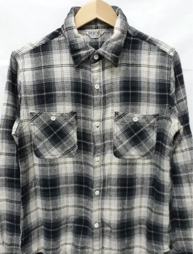 FiveBrother 💥Vintage Five brother Checkered Shirt Size US M / EU 48-50 / 2 - 3 Thumbnail
