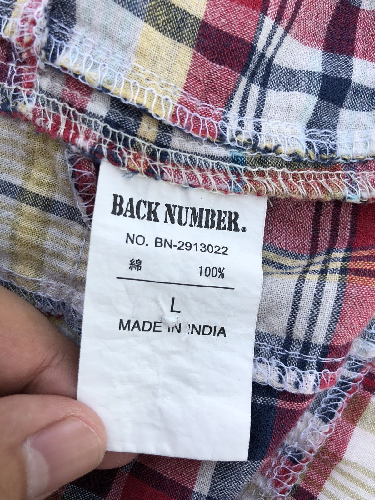 Japanese Brand Japanese Brand Multicolour Patchwork Back Number Shirts Size US S / EU 44-46 / 1 - 4 Thumbnail