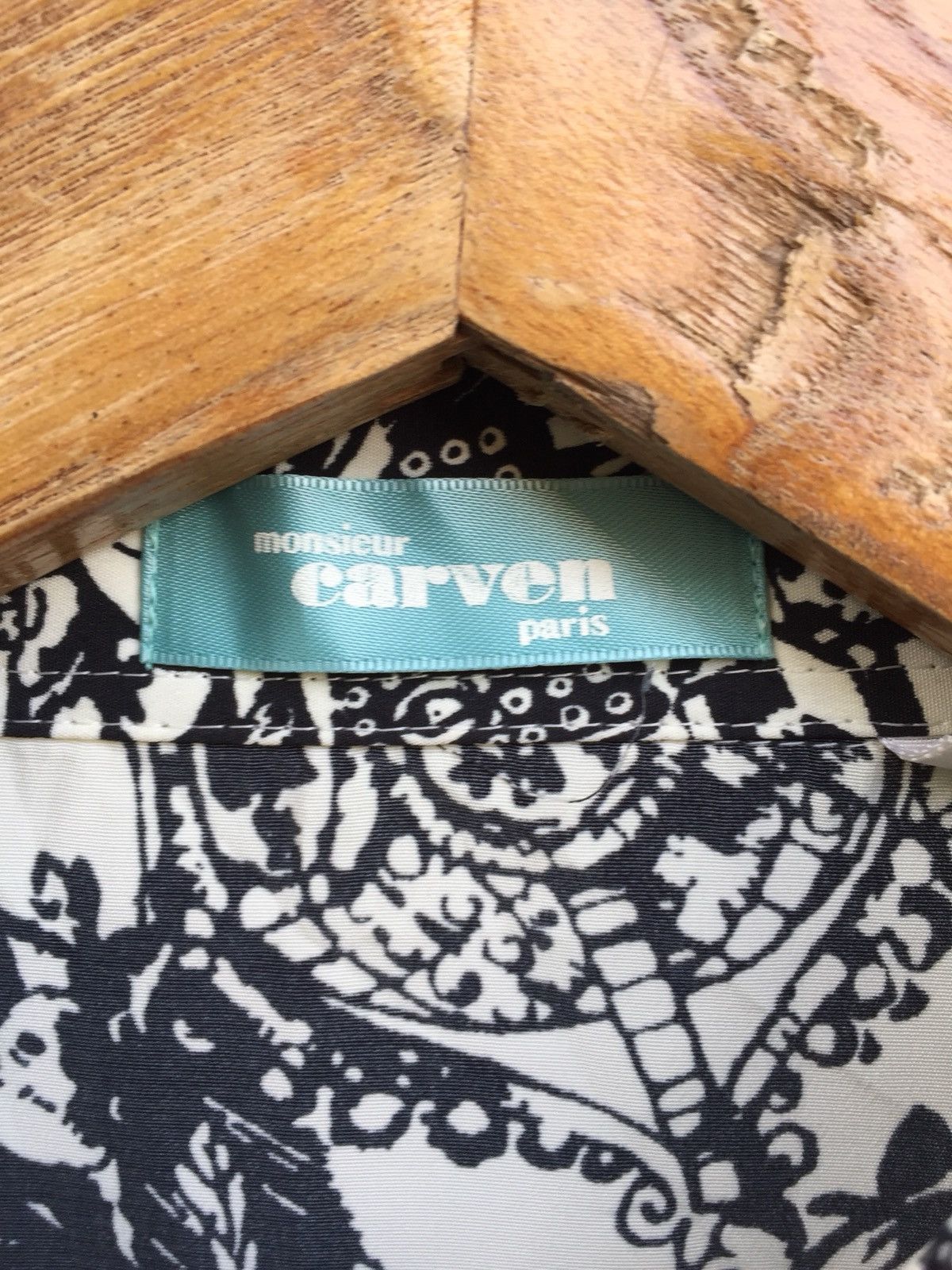 Carven × Vintage Carven Full Print Button Shirts Size US L / EU 52-54 / 3 - 7 Thumbnail