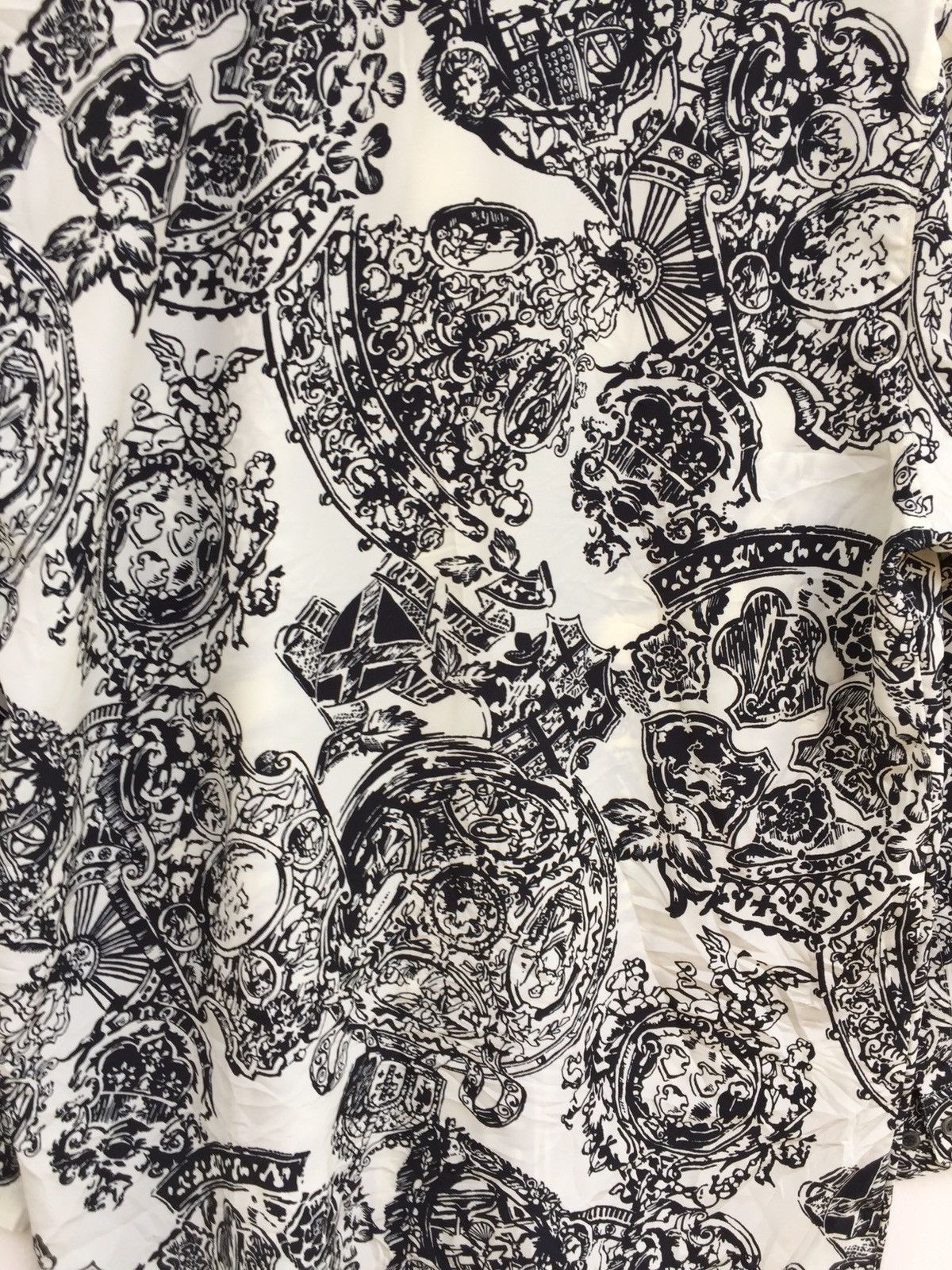 Carven × Vintage Carven Full Print Button Shirts Size US L / EU 52-54 / 3 - 5 Thumbnail