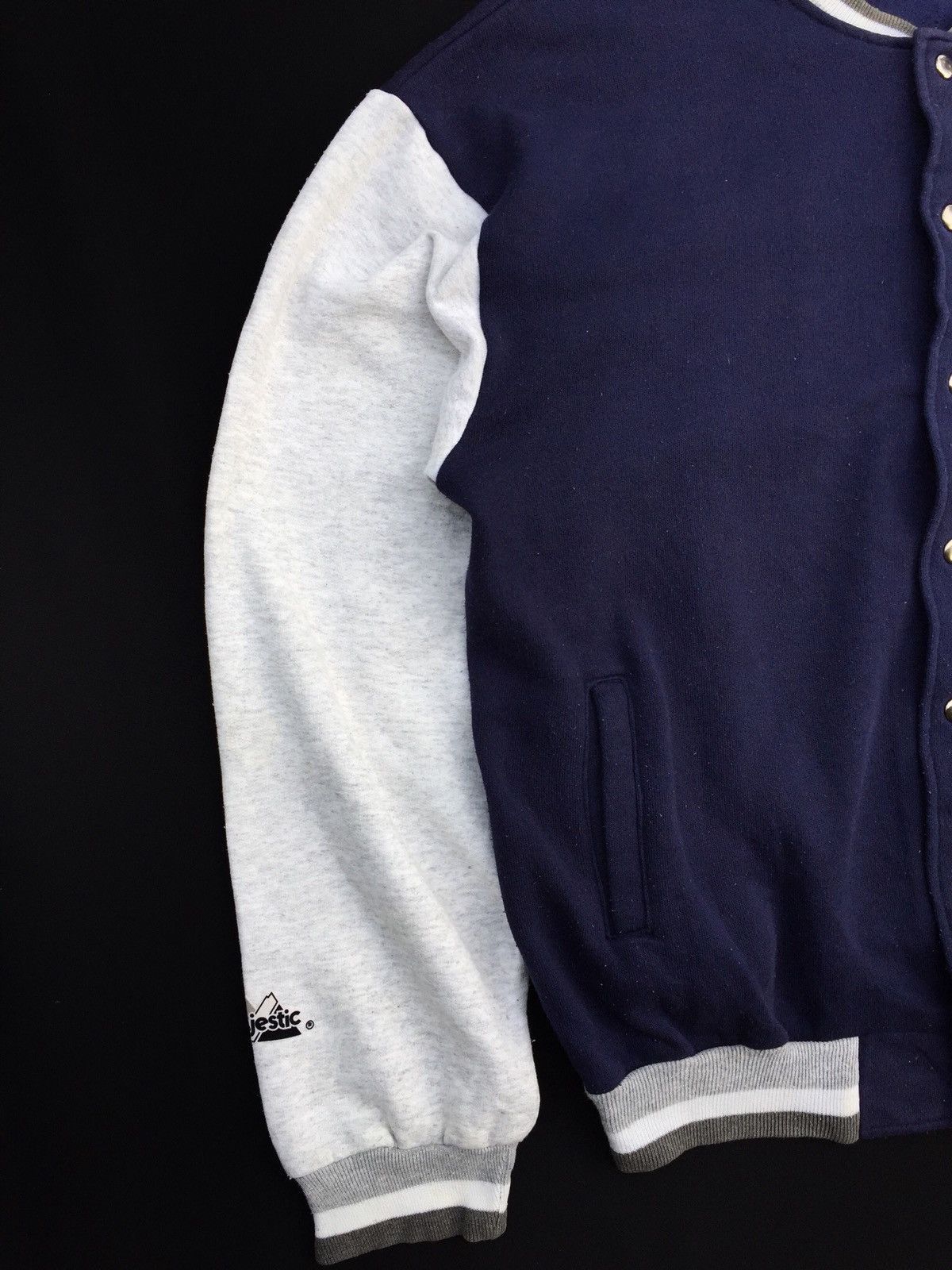 Majestic × New York Yankees Vintage NY Yankees Button Sweatshirt Size US L / EU 52-54 / 3 - 4 Thumbnail