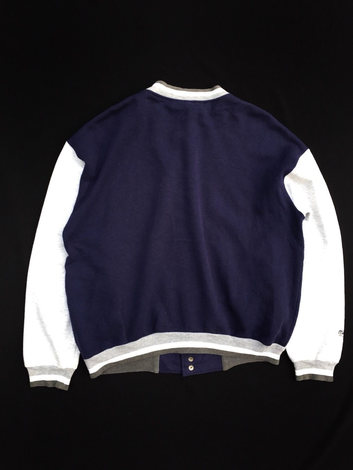 Majestic × New York Yankees Vintage NY Yankees Button Sweatshirt Size US L / EU 52-54 / 3 - 2 Thumbnail