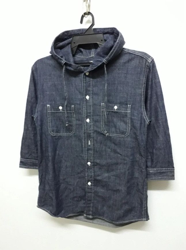 HARE 💥HARE Hoodie Button Ups Shirt Size US M / EU 48-50 / 2 - 4 Thumbnail