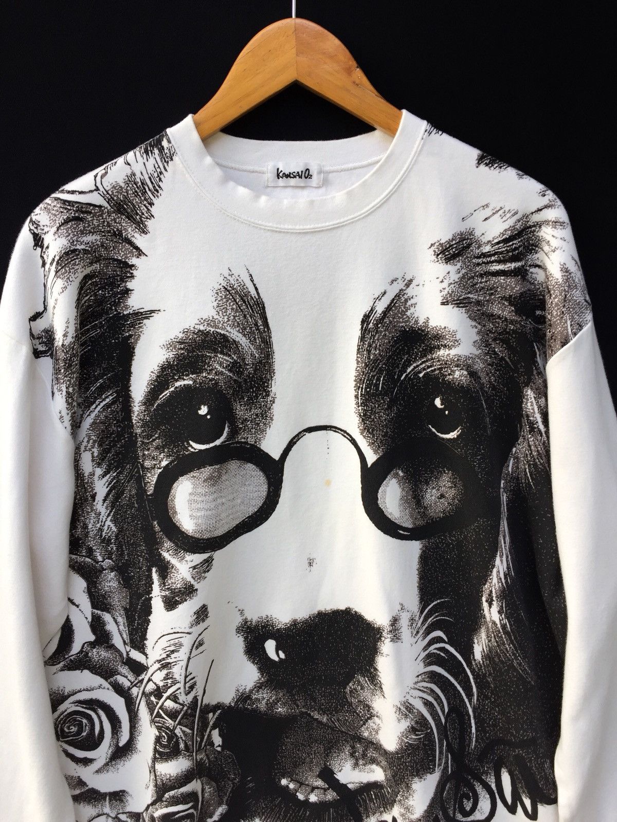 Kansai Yamamoto Vintage Kansai Yamamoto O2 LS Sweatshirts Size L / US 10 / IT 46 - 3 Thumbnail