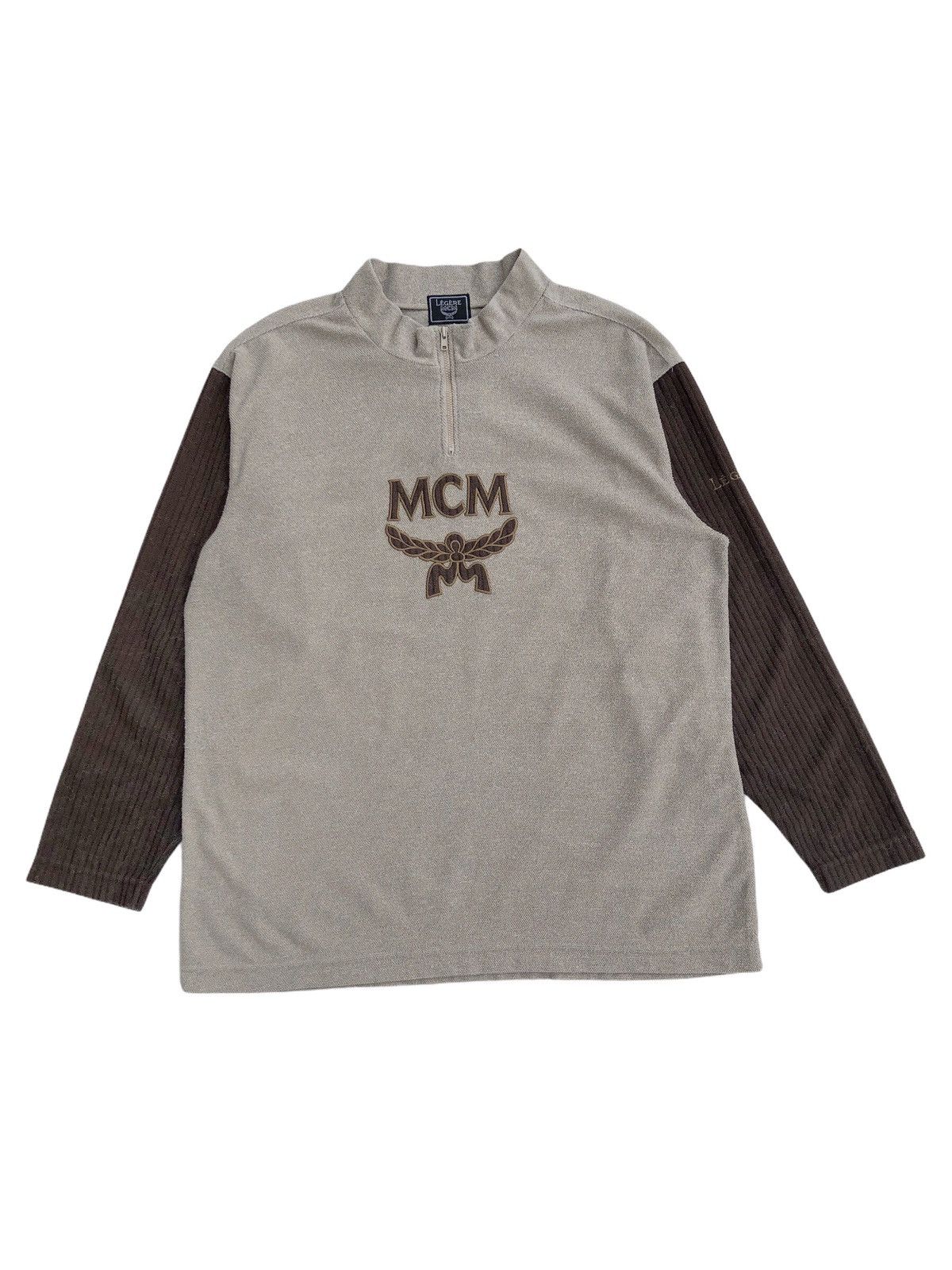 MCM Vintage MCM Iconic Logo Sweatshirt Size US M / EU 48-50 / 2 - 1 Thumbnail