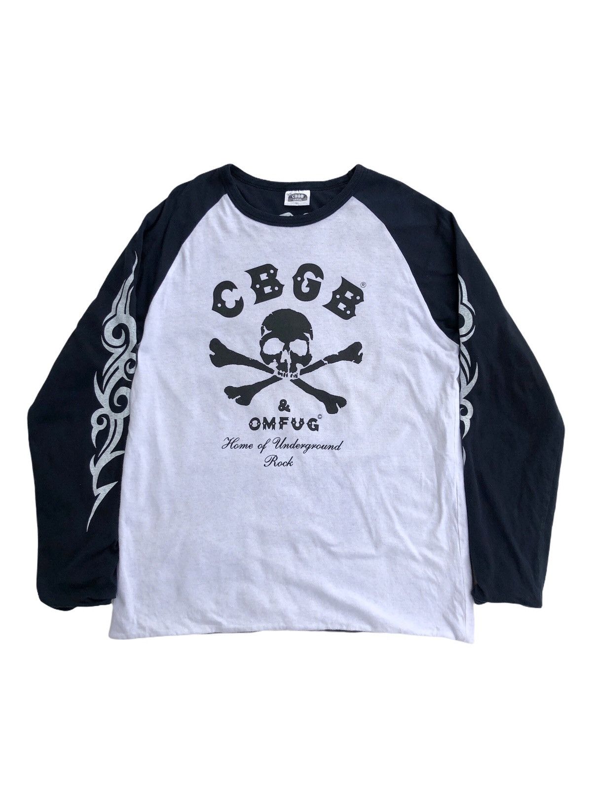 Band Tees Cbgb & Omfug Home of Underground Rock Reversible Sweatshirt Size US L / EU 52-54 / 3 - 1 Thumbnail