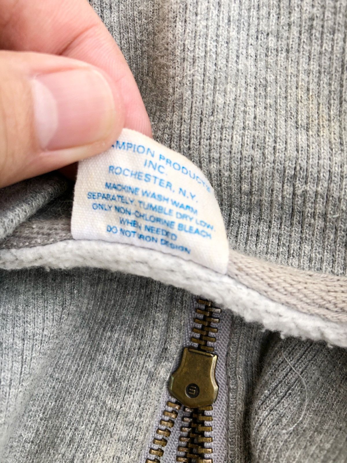 Champion × Vintage Vintage Champion Oregon Zipper Sweatshirt Size US M / EU 48-50 / 2 - 9 Thumbnail