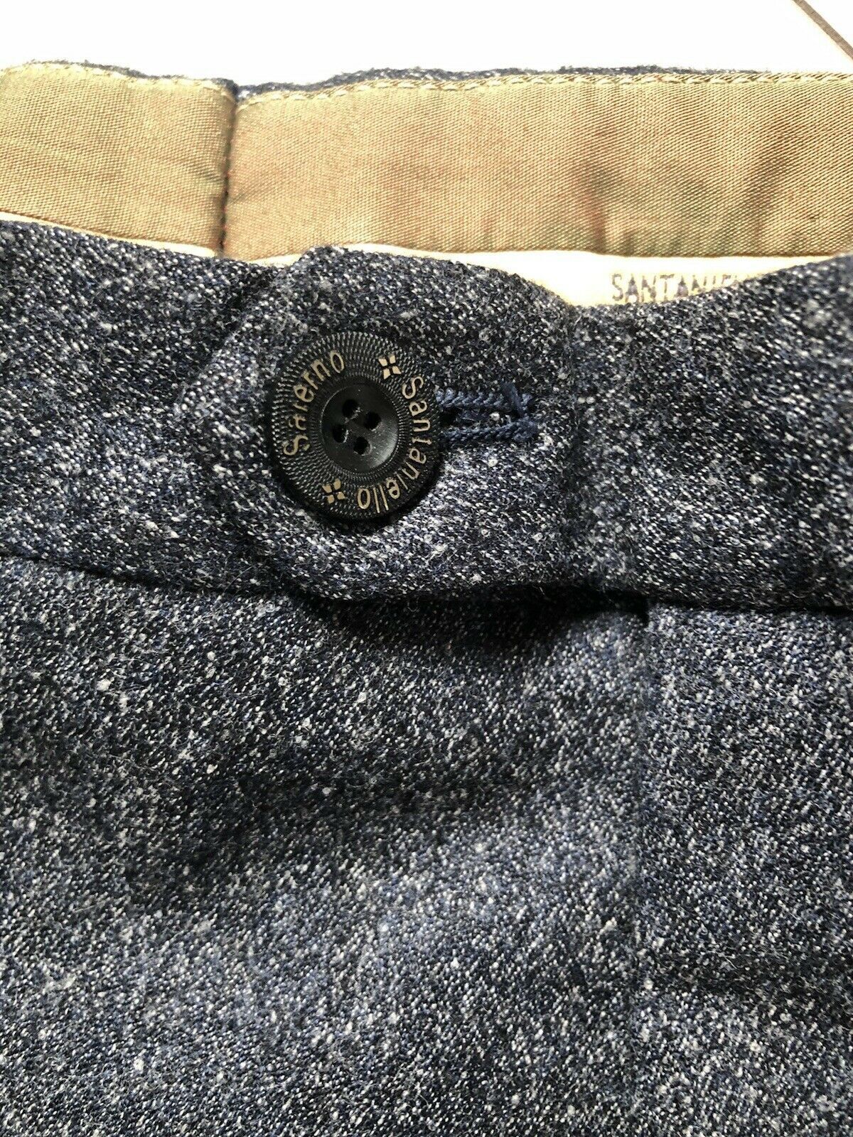 Santoni Wool Trouser - Grey Size US 32 / EU 48 - 2 Thumbnail