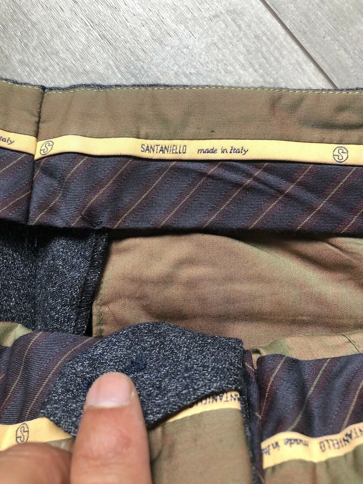 Santoni Wool Trouser - Grey Size US 32 / EU 48 - 4 Thumbnail