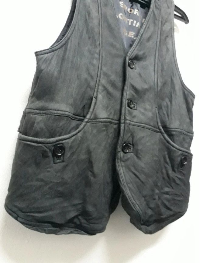 Issey Miyake HAI SPORTING GEAR ISSEY MIYAKE LEATHER VEST Size US M / EU 48-50 / 2 - 6 Thumbnail