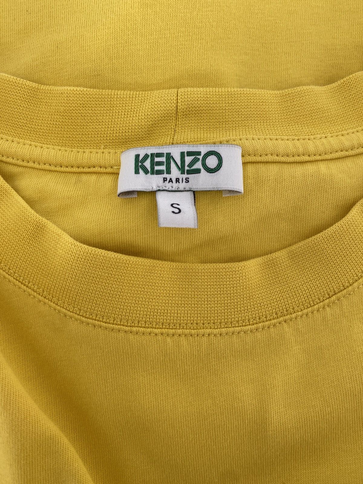 Kenzo KENZO PARIS LOGO yellow T shirt Size US S / EU 44-46 / 1 - 3 Thumbnail