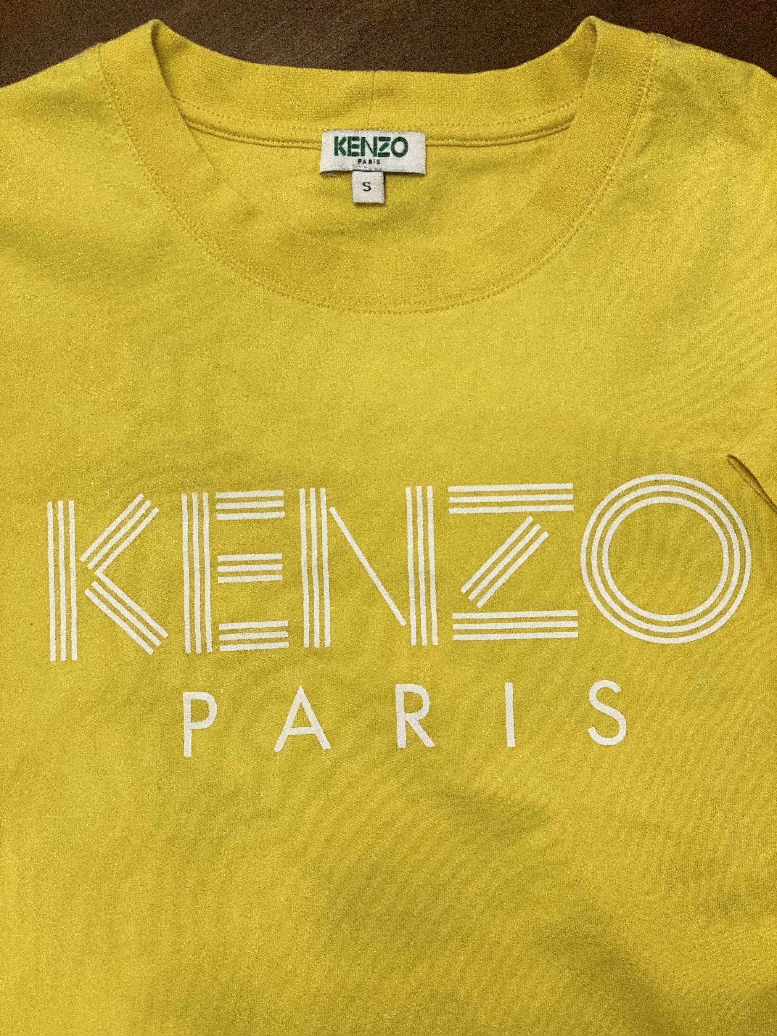 Kenzo KENZO PARIS LOGO yellow T shirt Size US S / EU 44-46 / 1 - 2 Thumbnail