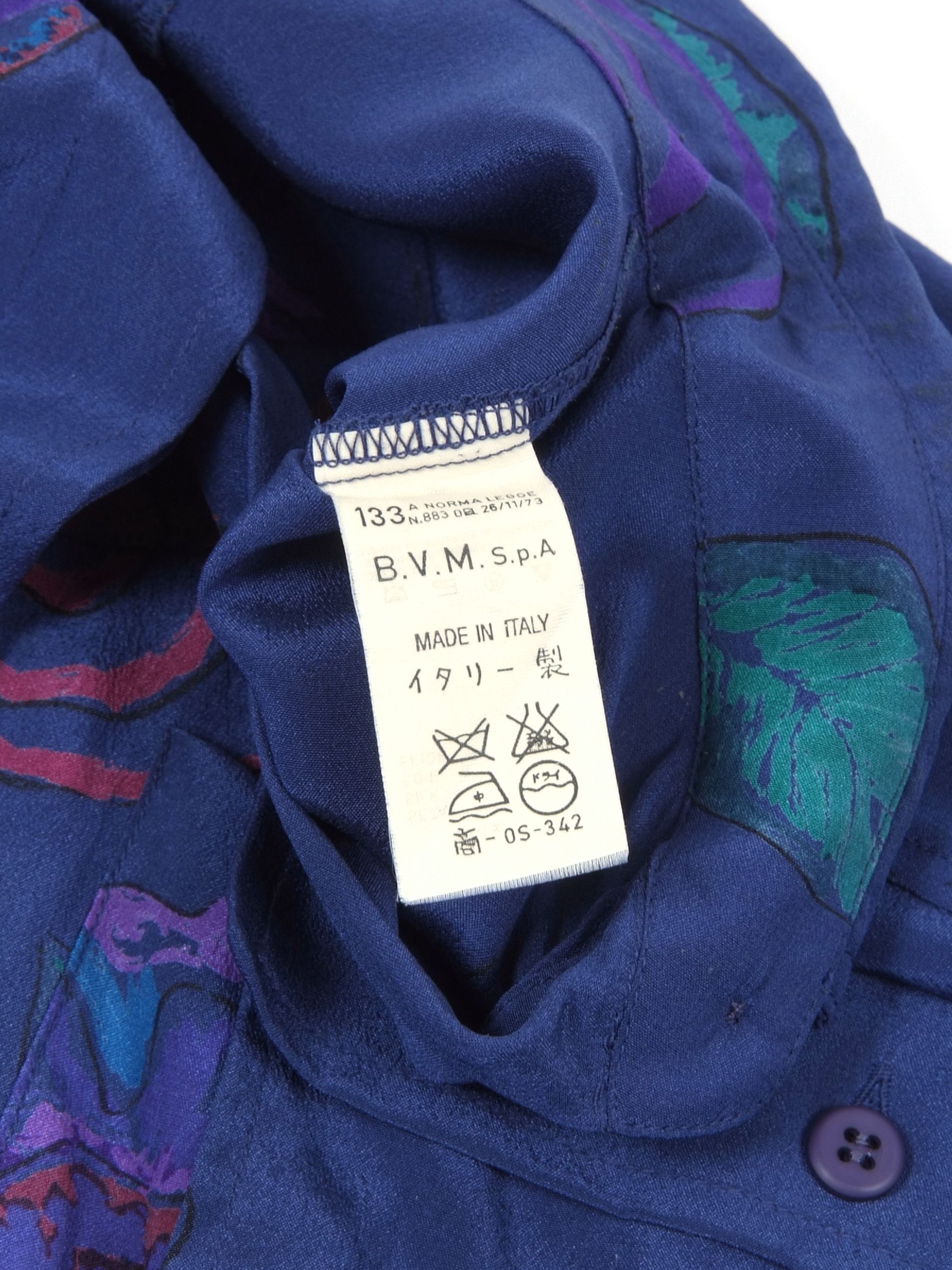 Versace × Vintage Gianni Versace Vintage Abstract Pattern Silk Blouse Shirt Size L / US 10 / IT 46 - 8 Thumbnail