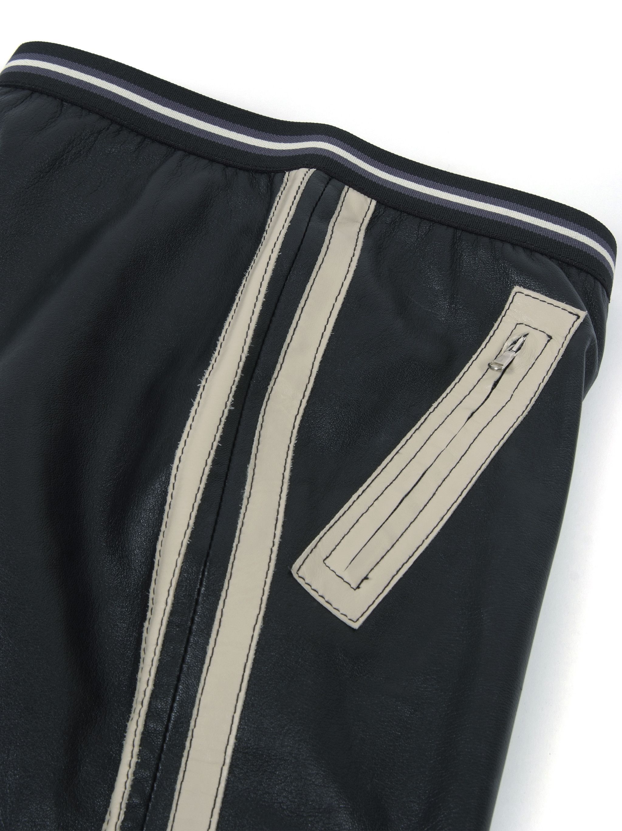 Vintage Fabulous Vintage y2k Low Rise Leather Pants Size 28" / US 6 / IT 42 - 4 Thumbnail