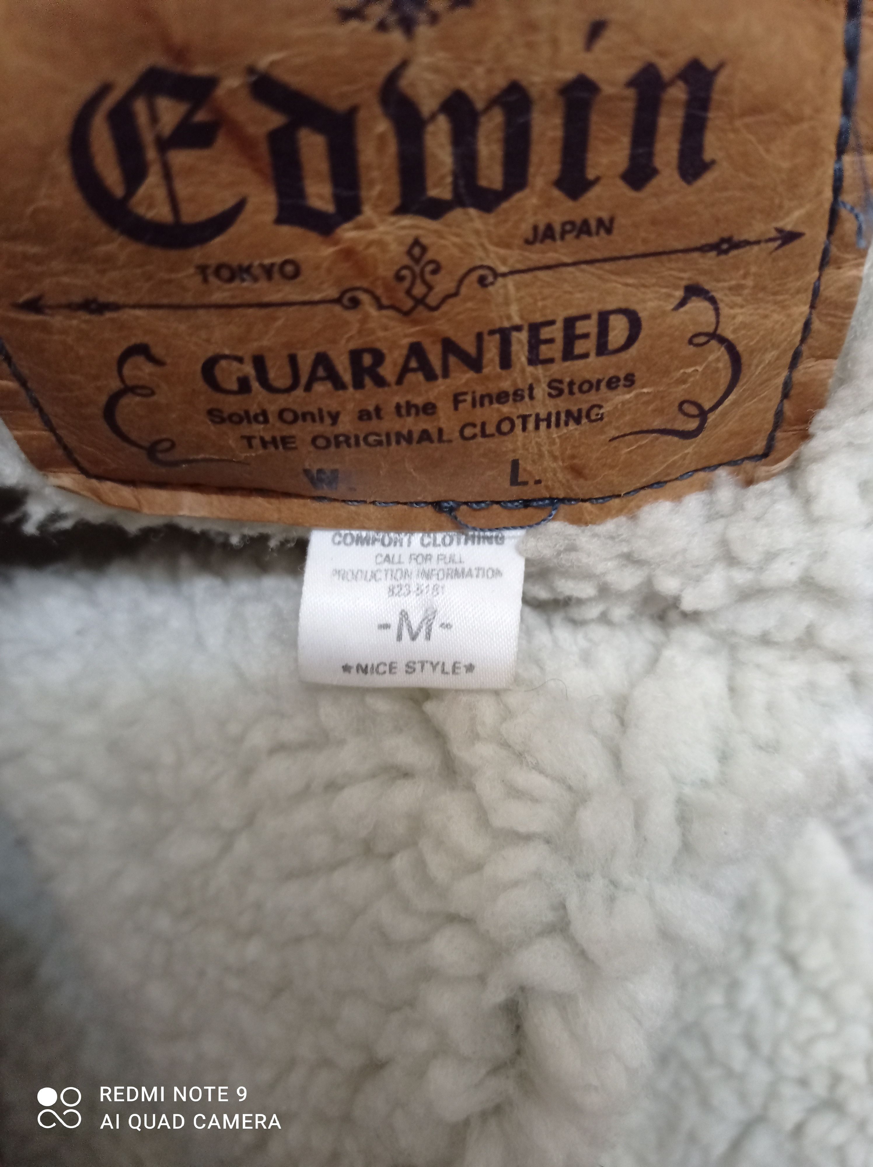 Edwin 🤩Vintage Edwin denim jacket winter Session 🤩 Size US M / EU 48-50 / 2 - 9 Thumbnail