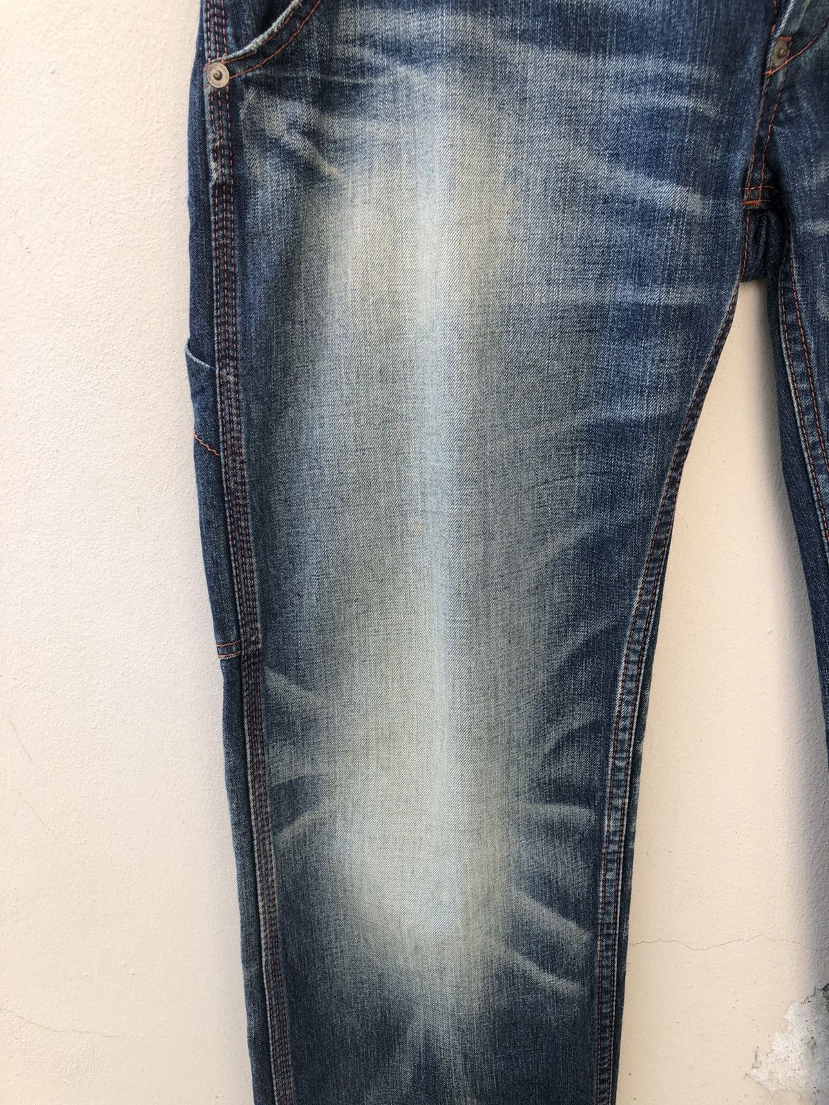 Vintage Good or Evil Japan Denim Painter Work Pant Size US 31 - 10 Thumbnail