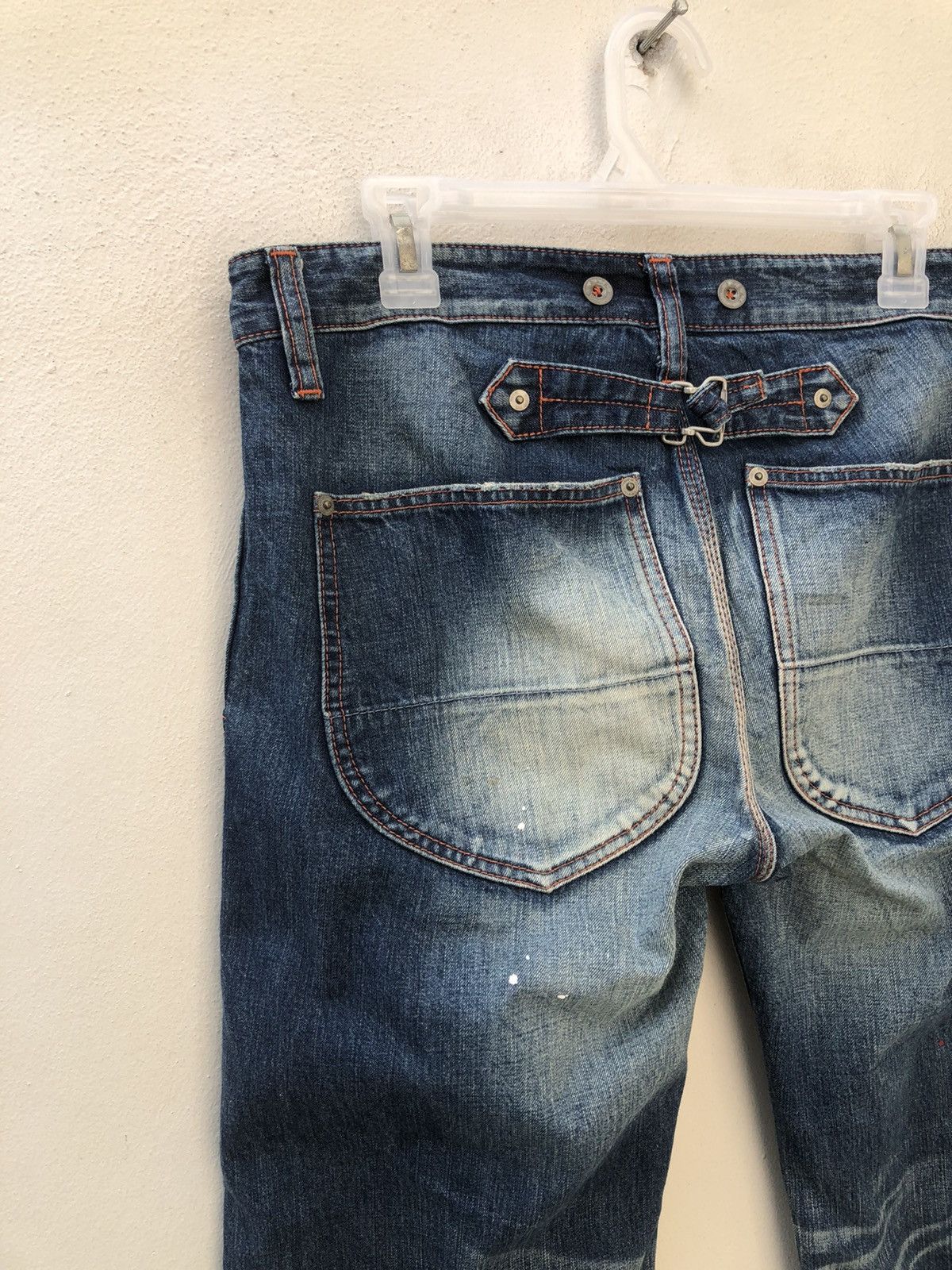 Vintage Good or Evil Japan Denim Painter Work Pant Size US 31 - 16 Thumbnail