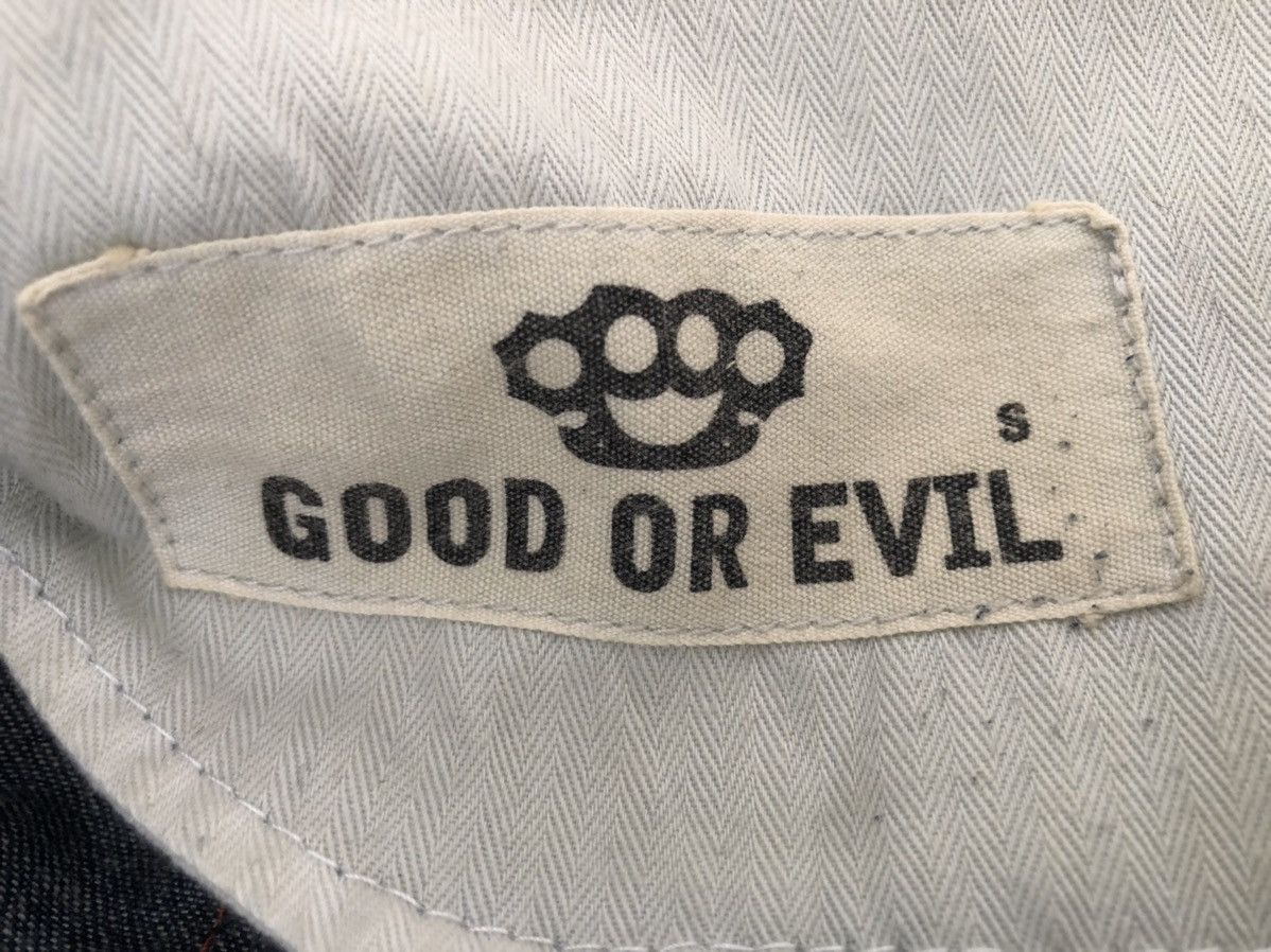 Vintage Good or Evil Japan Denim Painter Work Pant Size US 31 - 22 Thumbnail