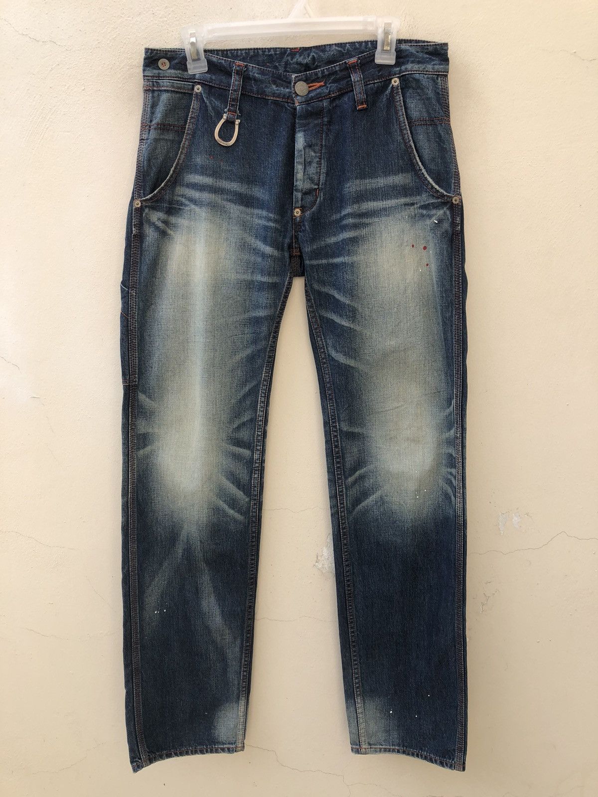 Vintage Good or Evil Japan Denim Painter Work Pant Size US 31 - 6 Thumbnail