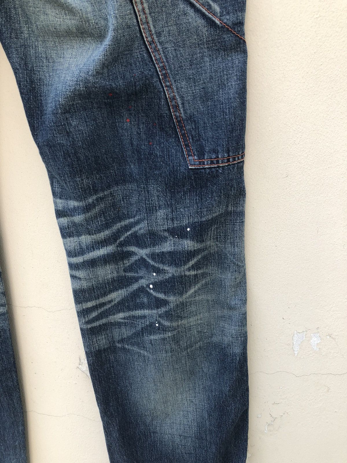 Vintage Good or Evil Japan Denim Painter Work Pant Size US 31 - 20 Thumbnail