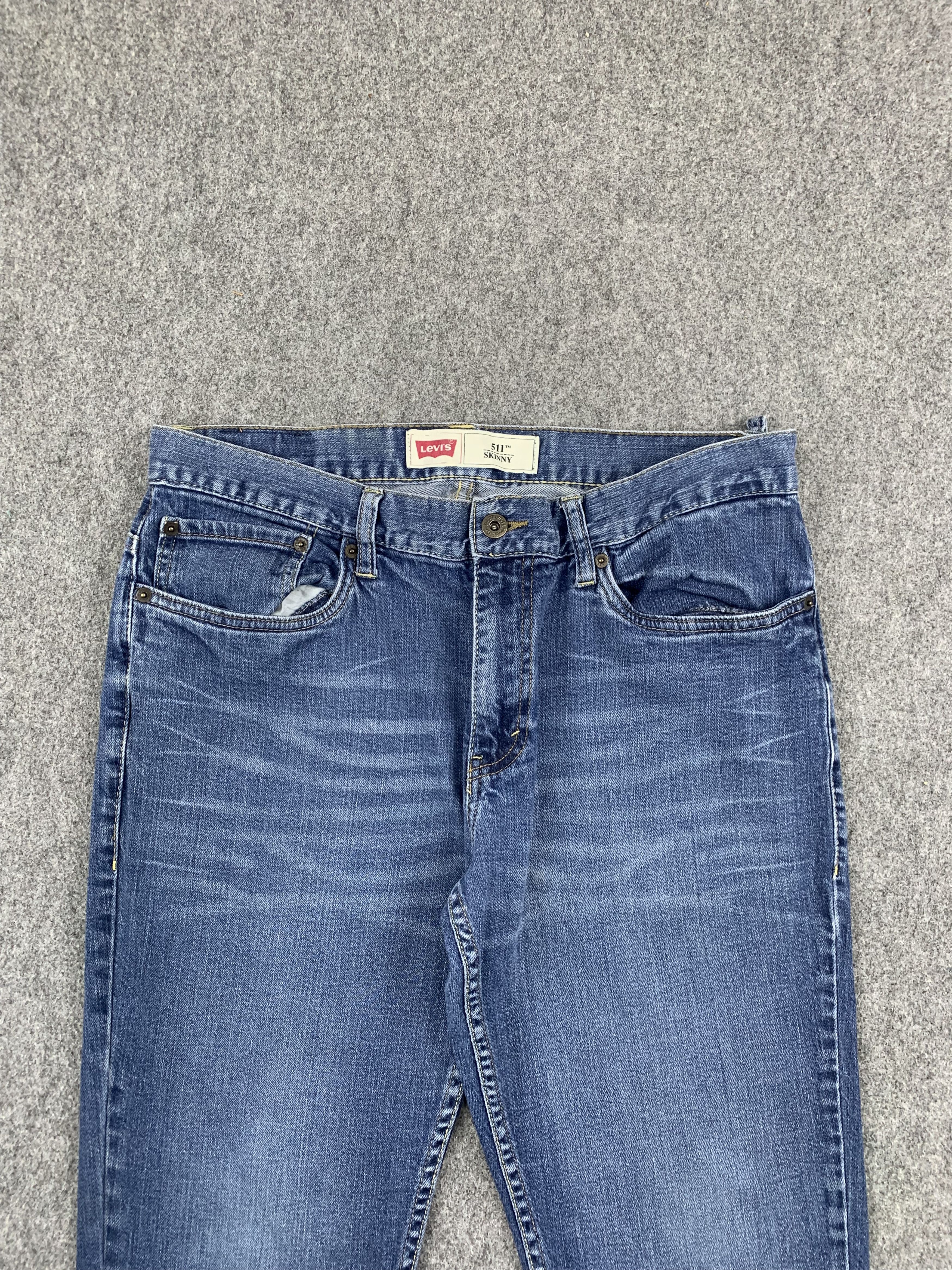 Levi's Vintage Levis 511 Light Blue Jeans DP1845 Size US 35 - 2 Thumbnail