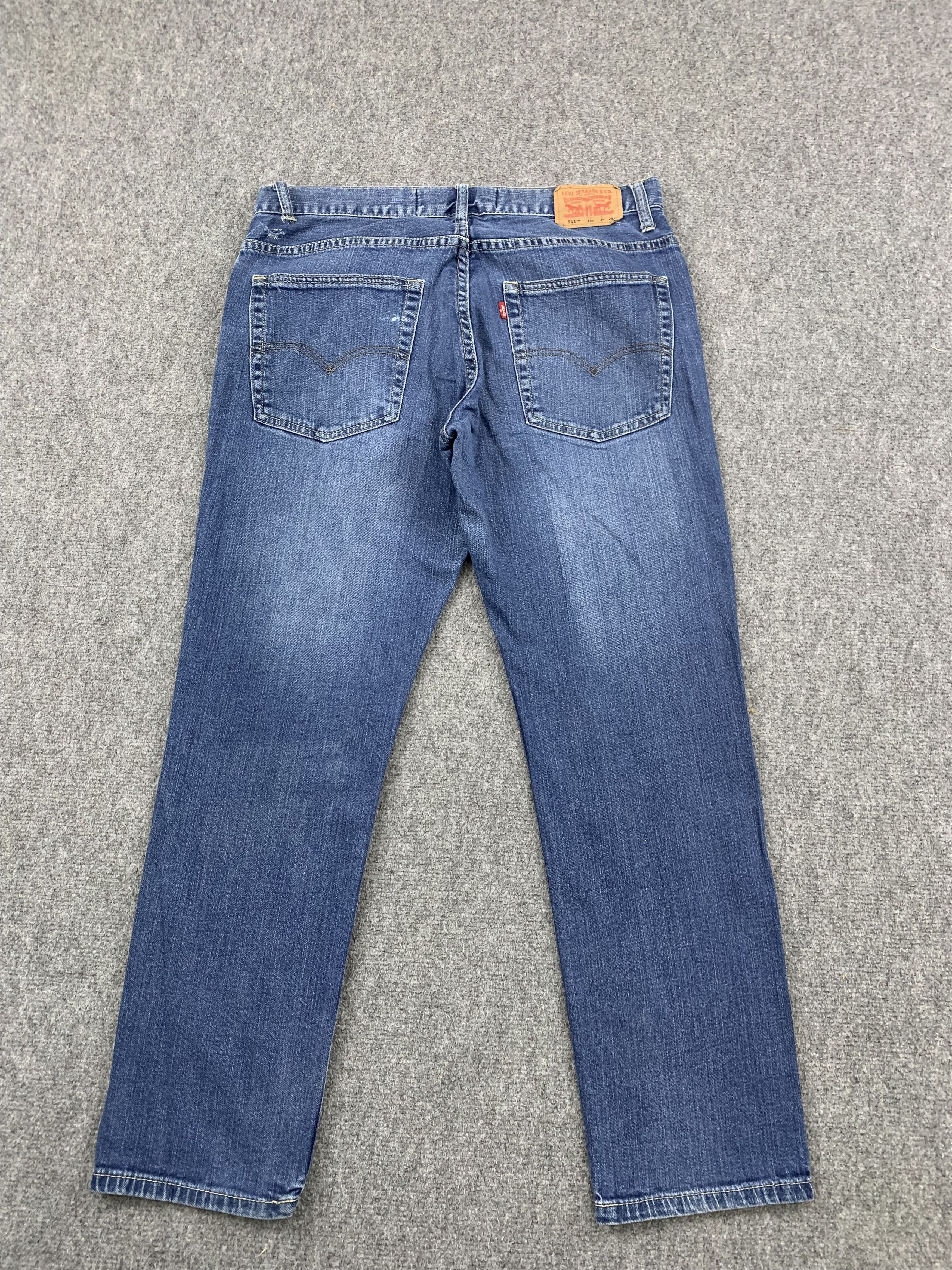 Levi's Vintage Levis 511 Light Blue Jeans DP1845 Size US 35 - 3 Thumbnail