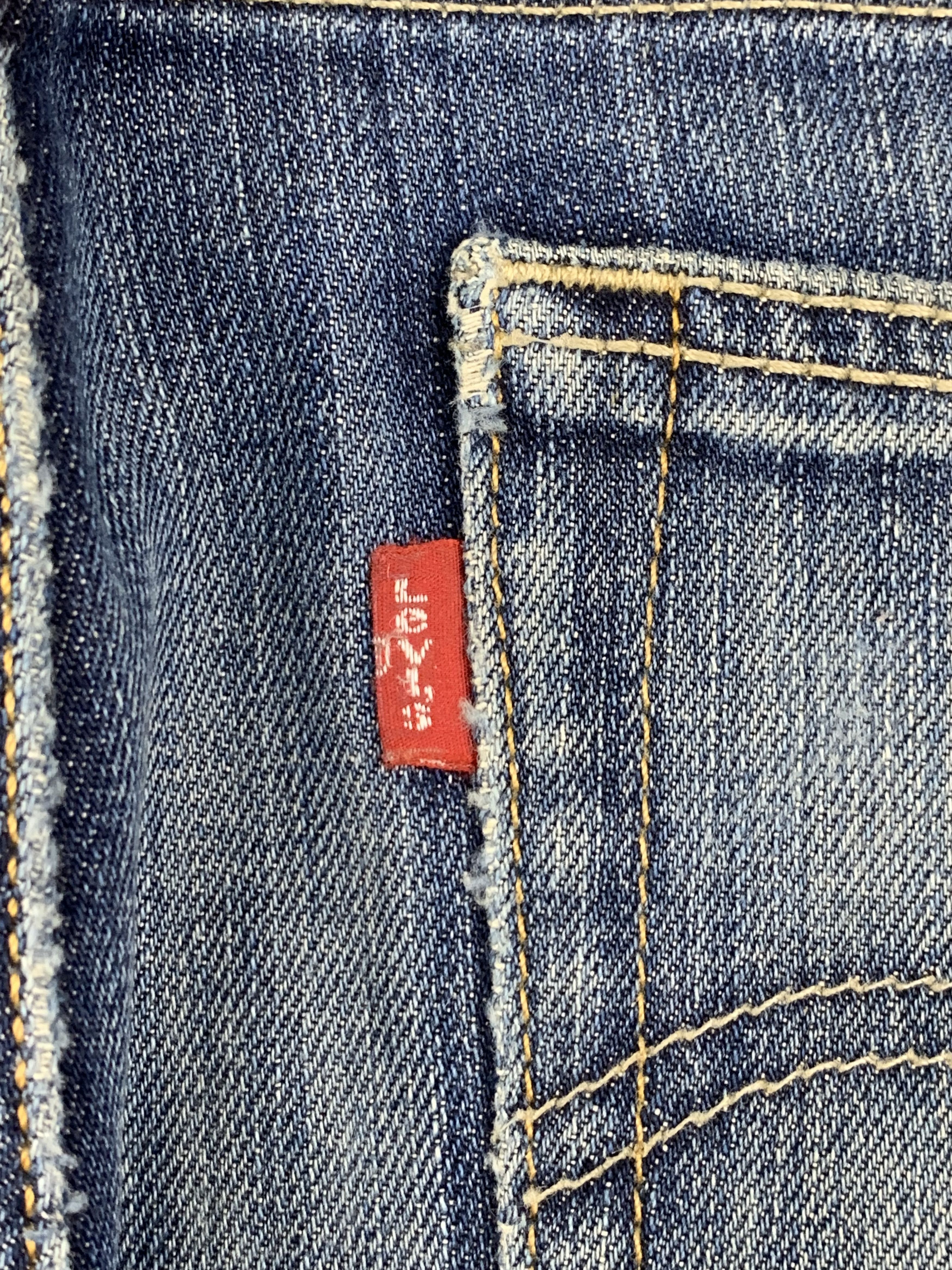 Levi's Vintage Levis 511 Faded Blue Jeans DP1848 Size US 35 - 6 Thumbnail