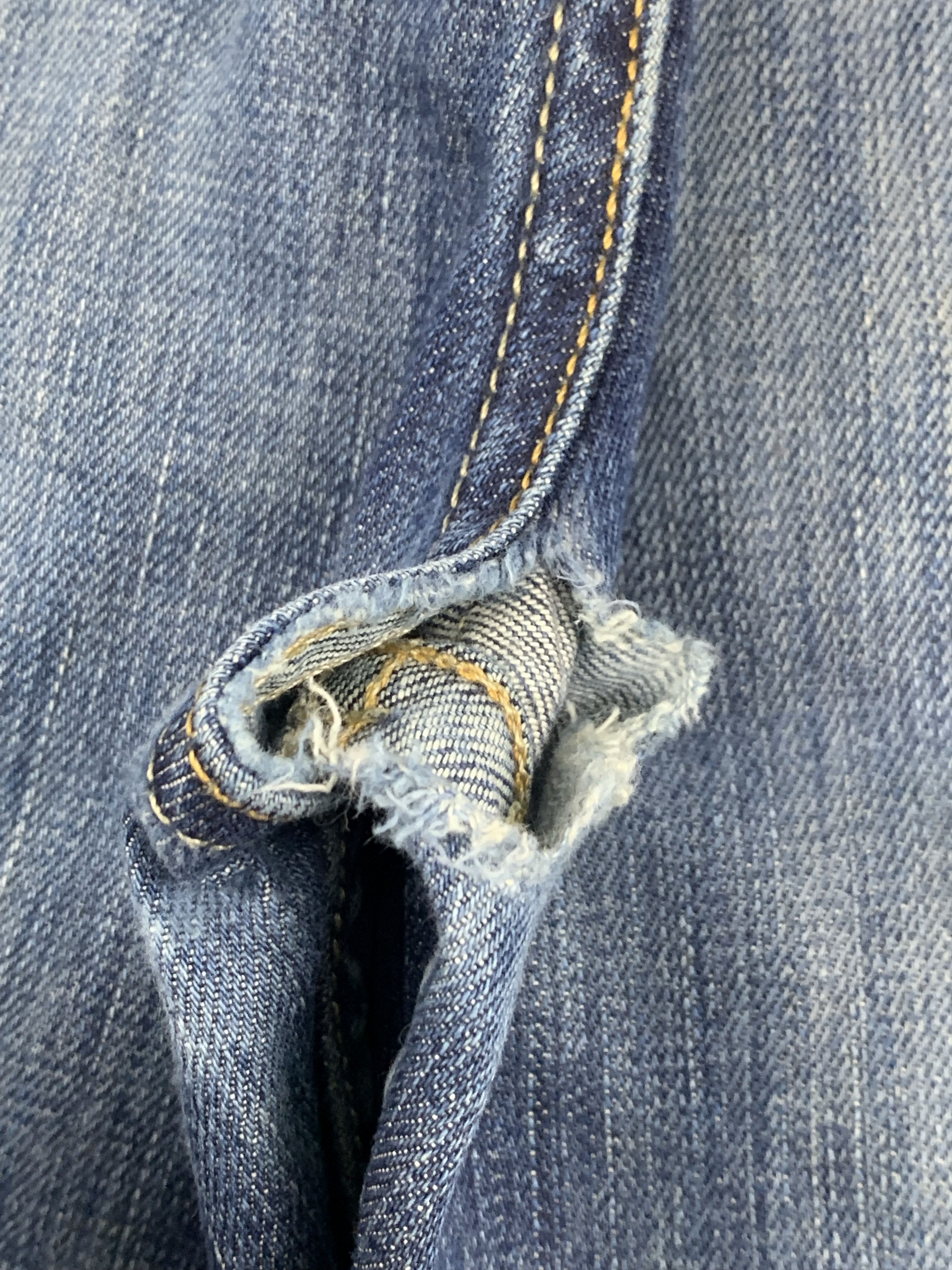 Levi's Vintage Levis 511 Faded Blue Jeans DP1848 Size US 35 - 13 Thumbnail
