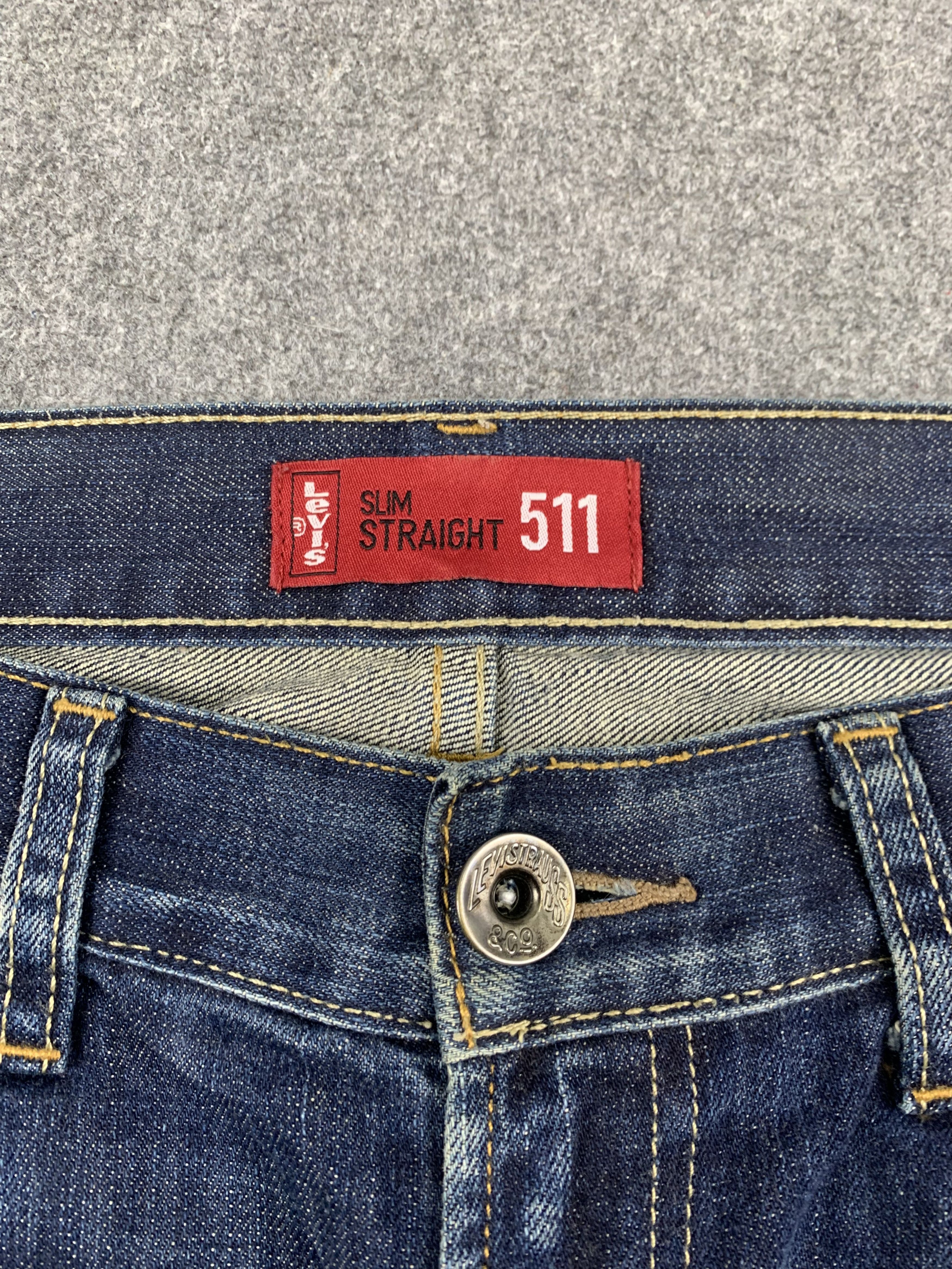 Levi's Vintage Levis 511 Faded Blue Jeans DP1848 Size US 35 - 11 Thumbnail