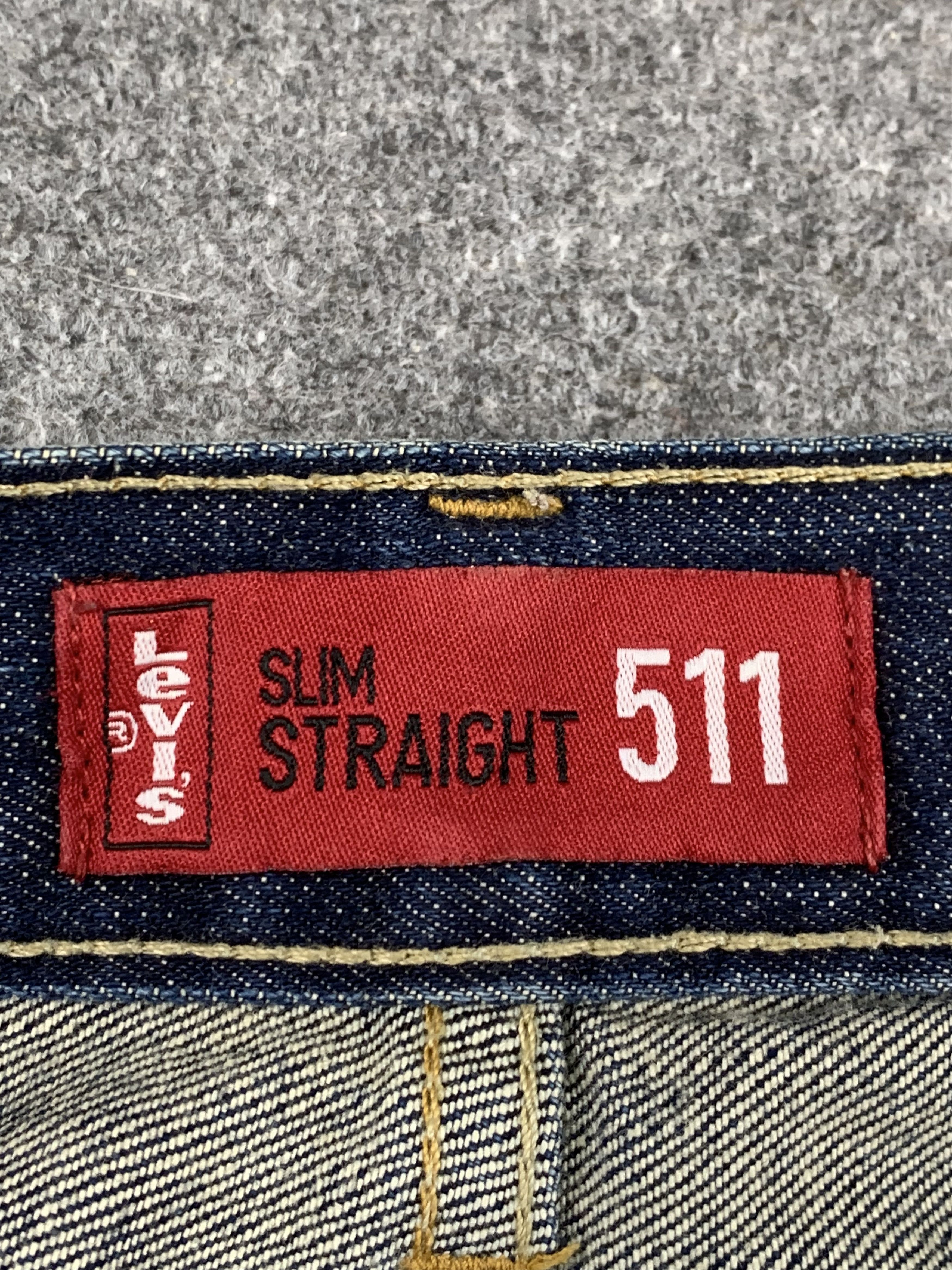 Levi's Vintage Levis 511 Faded Blue Jeans DP1848 Size US 35 - 7 Thumbnail