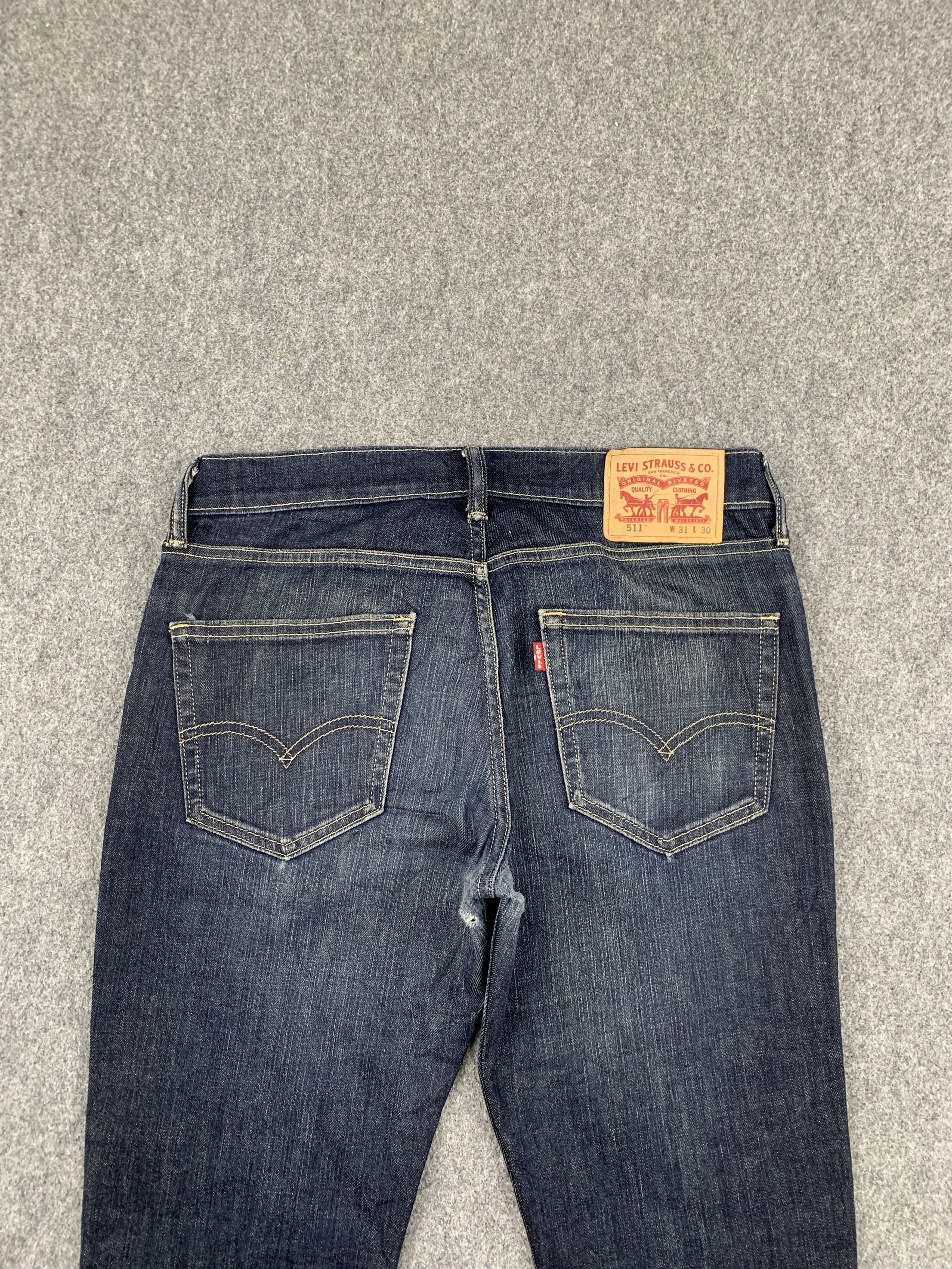 Levi's × Vintage Vintage Levis 511 Faded Blue Jeans DP1849 Size US 34 / EU 50 - 4 Thumbnail