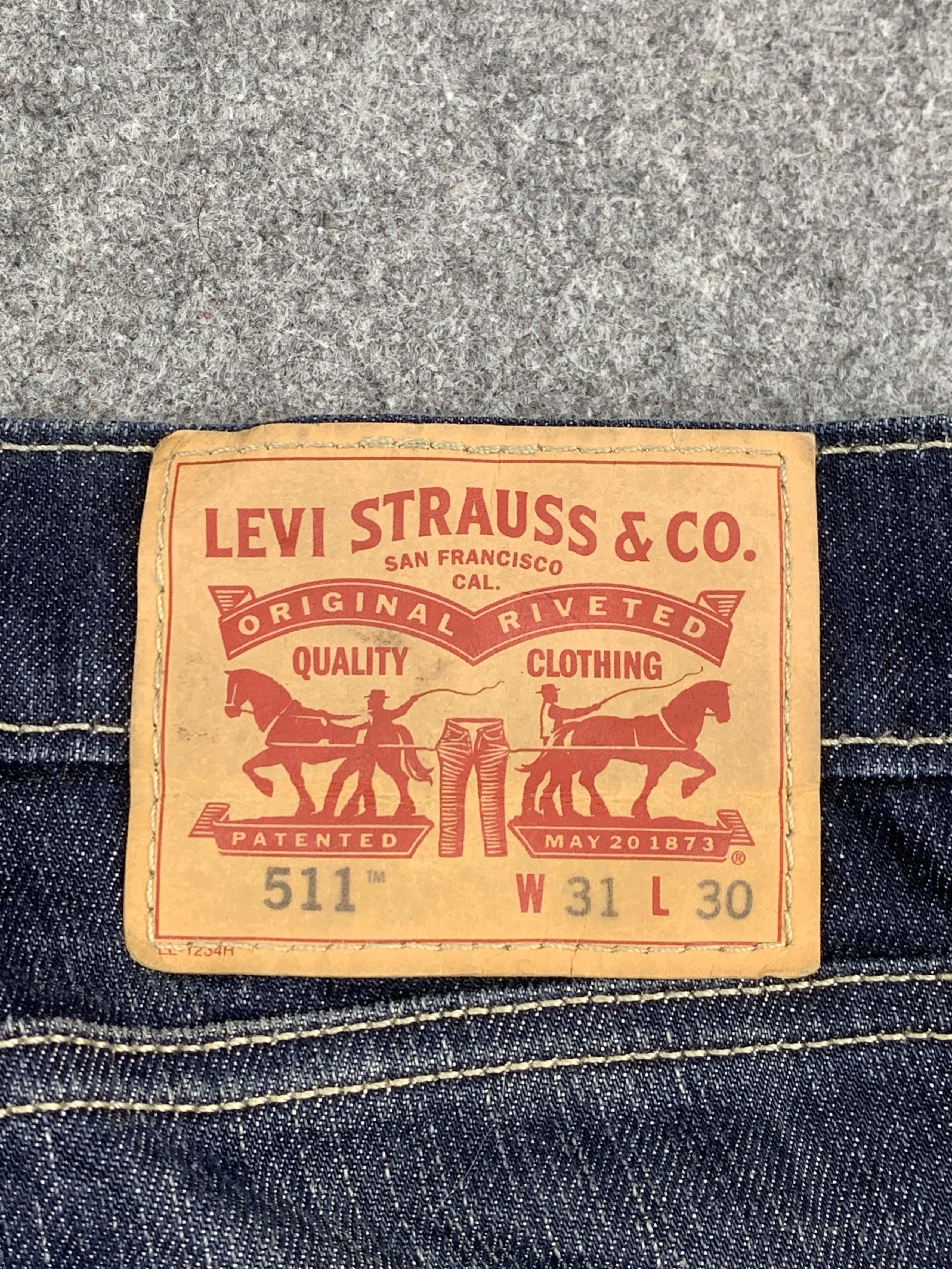 Levi's × Vintage Vintage Levis 511 Faded Blue Jeans DP1849 Size US 34 / EU 50 - 5 Thumbnail